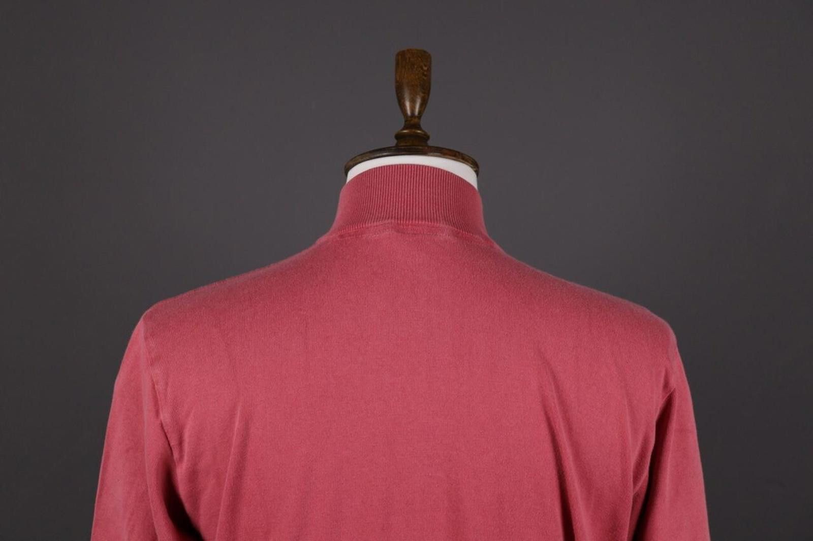 Paul & Shark Paul & Shark Yachting Pink 1/4 Zip Knit Sweater Size L Size US L / EU 52-54 / 3 - 8 Thumbnail