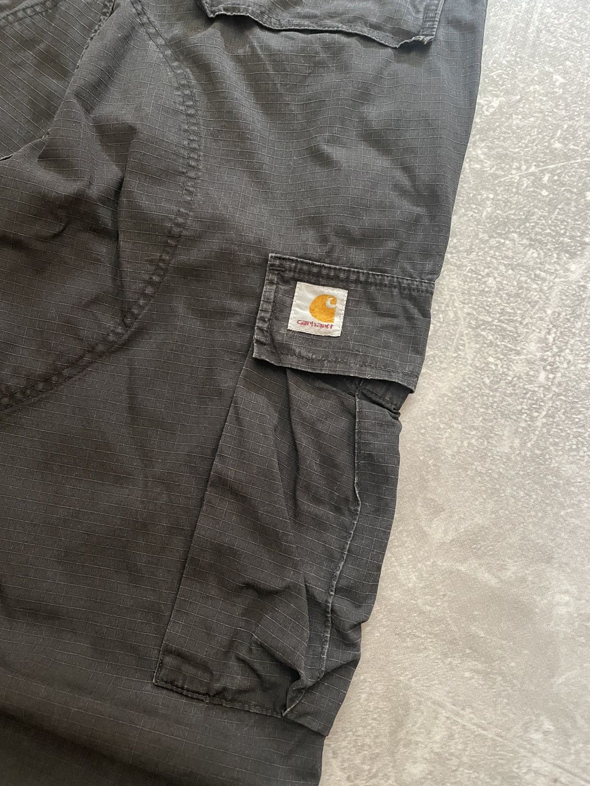 Carhartt Vintage Carhartt Black Cargo Black Pants 31/34 Size US 34 / EU 50 - 3 Thumbnail