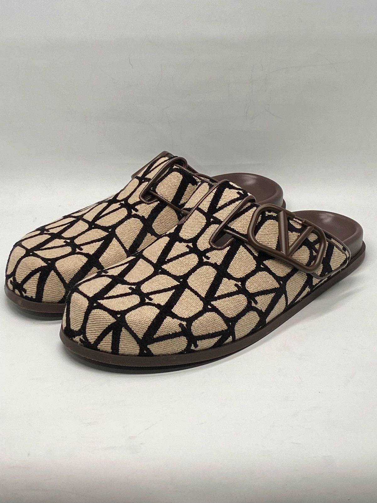 Valentino Valentino Garavani Toile Iconographe Clogs size 44/us 11 Size US 11 / EU 44 - 4 Thumbnail