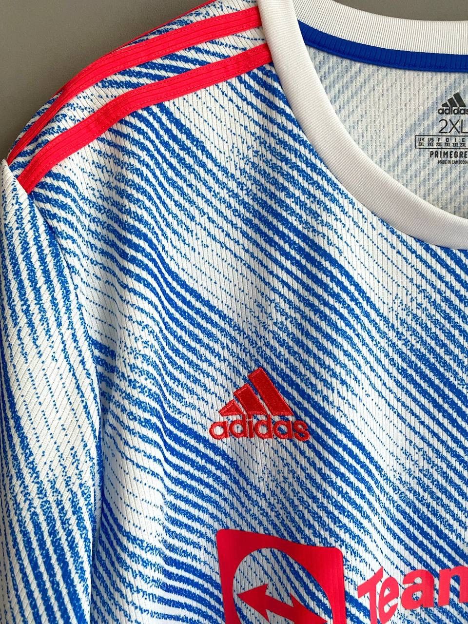 Adidas Manchester United 2021/22 Away Soccer Jersey #7 RONALDO, XXL Size US XXL / EU 58 / 5 - 9 Thumbnail