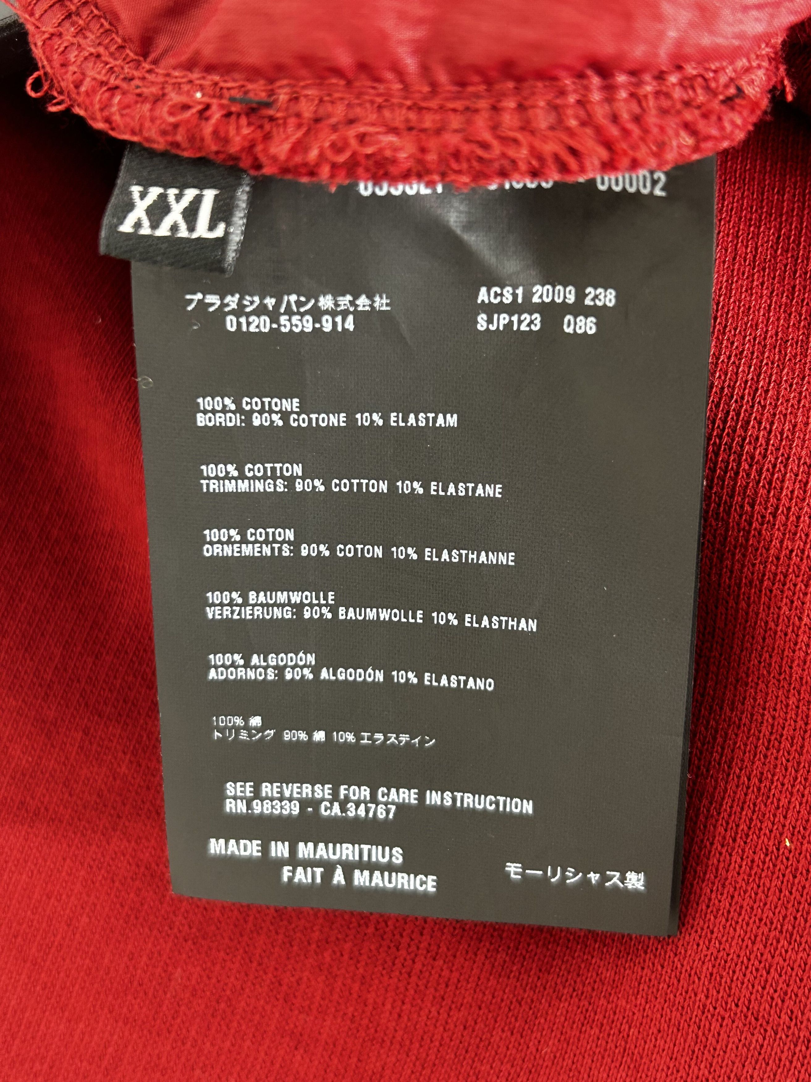 Prada Prada Linea Rossa Red JerseyTrackPantsWith'RED LINE'Branding Size US 38 / EU 54 - 5 Thumbnail