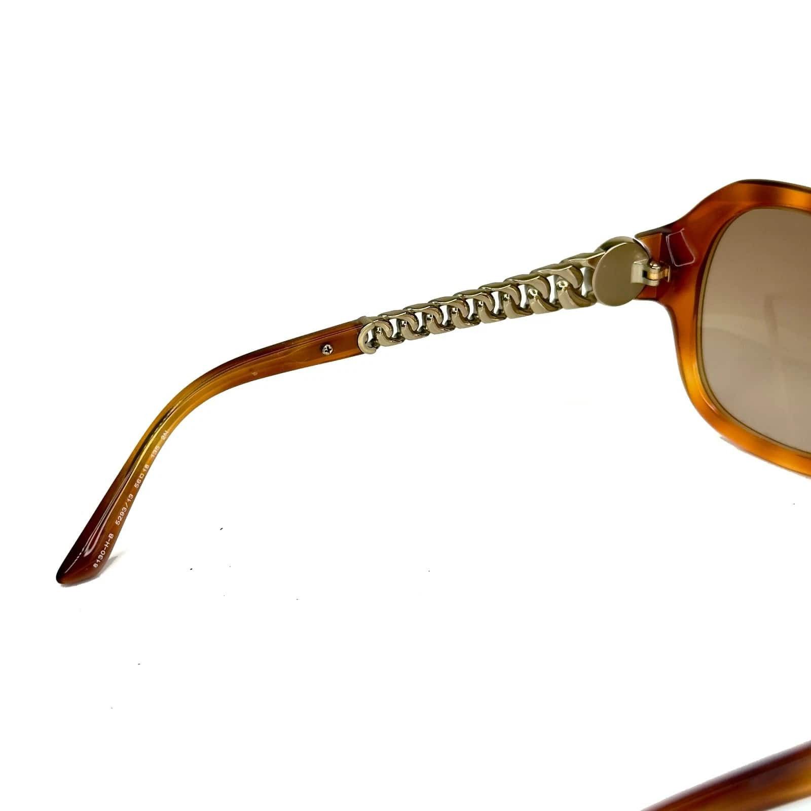 Bvlgari BVLGARI BV8130HB CATENE Crystal Chain Oval Sunglasses 8130 Size ONE SIZE - 2 Thumbnail