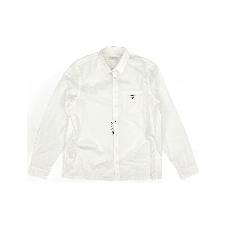 Prada Prada Casual Solid Color Long Sleeve Shirt-2506 Size US S / EU 44-46 / 1 - 4 Thumbnail