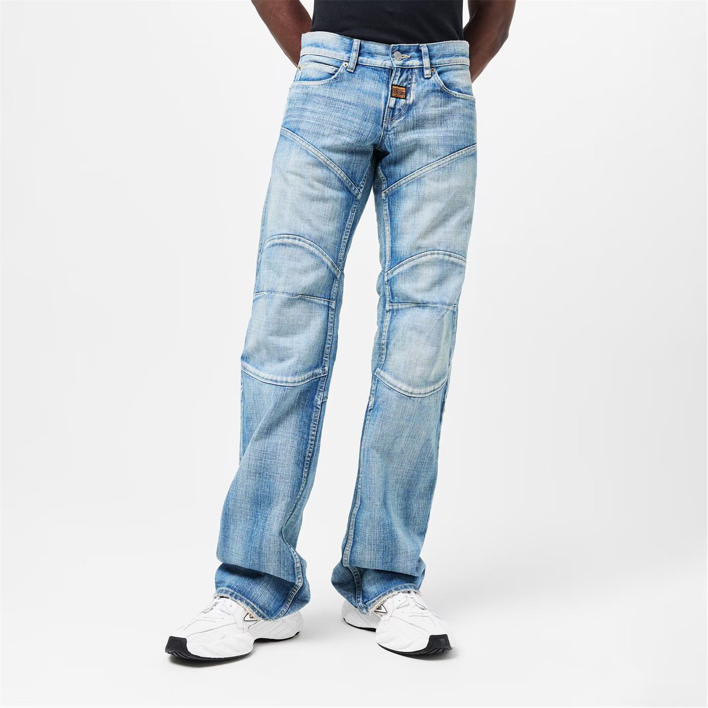 Balenciaga o1g2r1mq0226 Low Waist Slim Fit Jeans In Blue Size US 34 / EU 50 - 3 Thumbnail