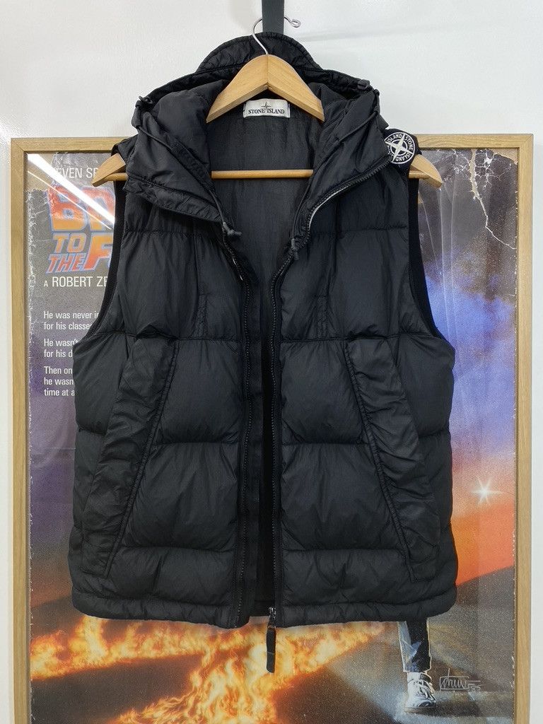 Stone Island Stone Island Garment Dyed vest blue | Grailed