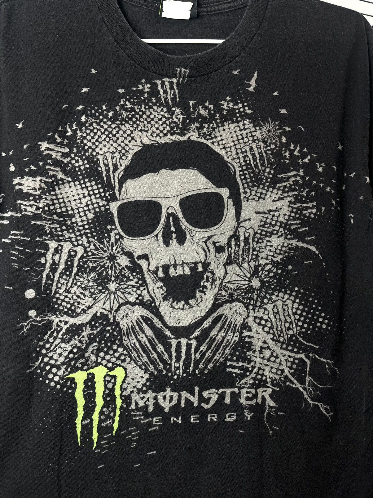 Vintage Vintage Monster Energy Scull T Shirt Red Bull Racing Size US S / EU 44-46 / 1 - 2 Thumbnail