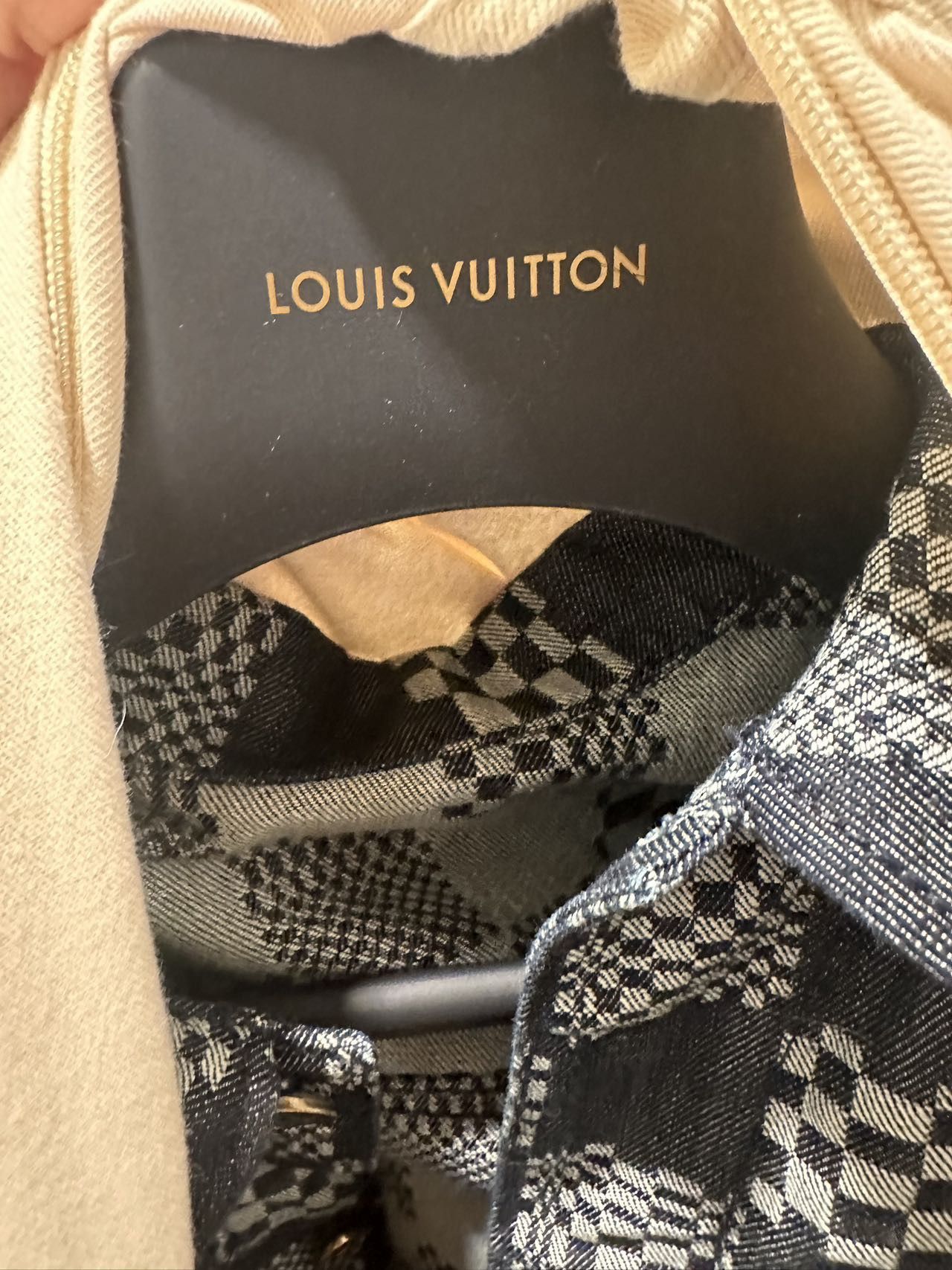 Louis Vuitton Distorted Denim Jacket
