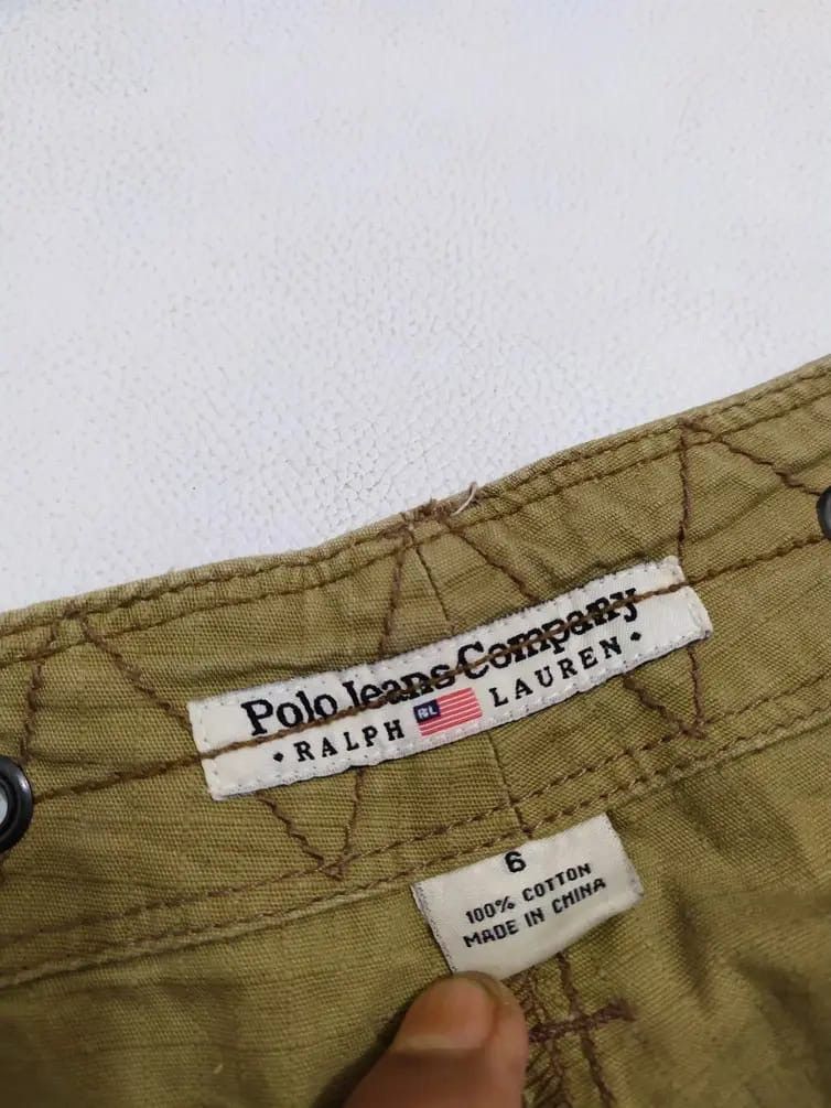 Polo Ralph Lauren Polo Ralph Lauren Polo Jeans Cargo Drawstring Hem Pants Size US 29 - 5 Thumbnail
