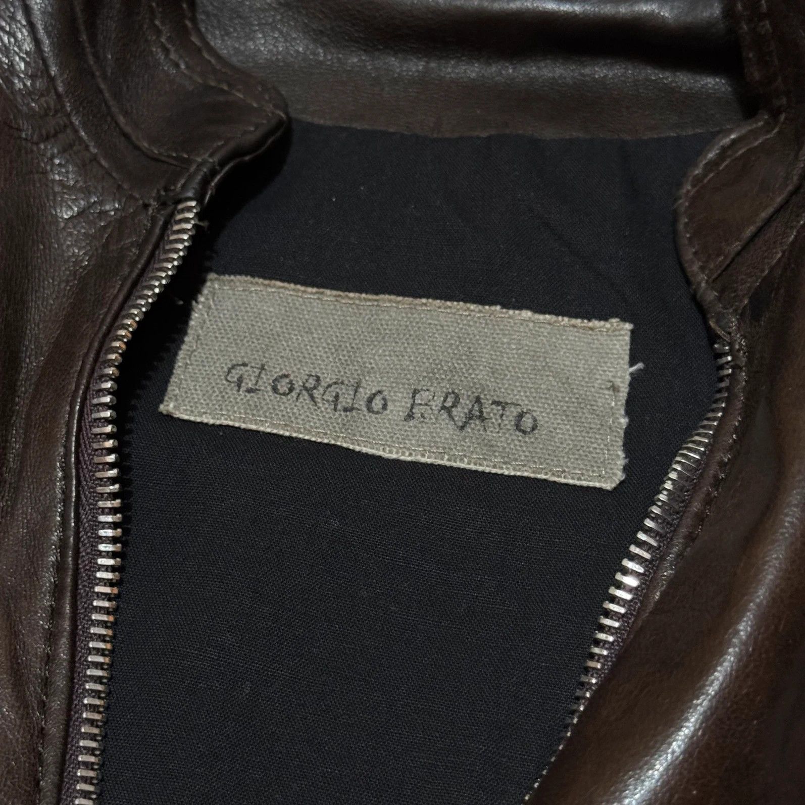 Giorgio Brato Giorgio Brato leather jacket Size US S / EU 44-46 / 1 - 5 Thumbnail
