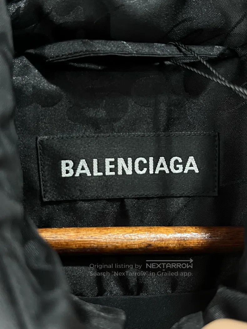 Balenciaga Balenciaga Dark Pattern Full-Print Logo Zippered Puffer Ja Size US M / EU 48-50 / 2 - 4 Thumbnail