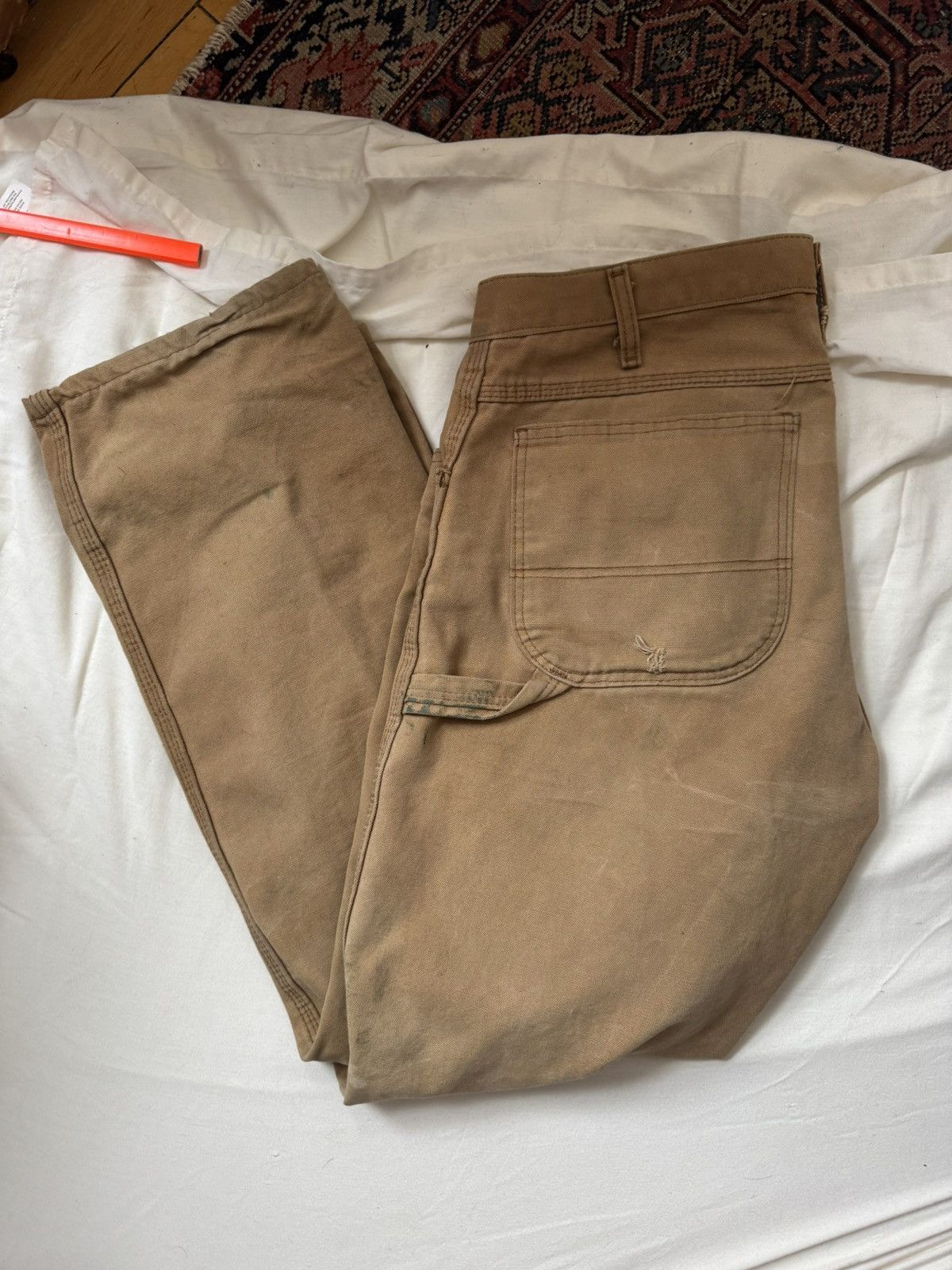Dickies × Vintage Vintage Distressed Dickies Carpenter Pants Size US 33 - 5 Thumbnail