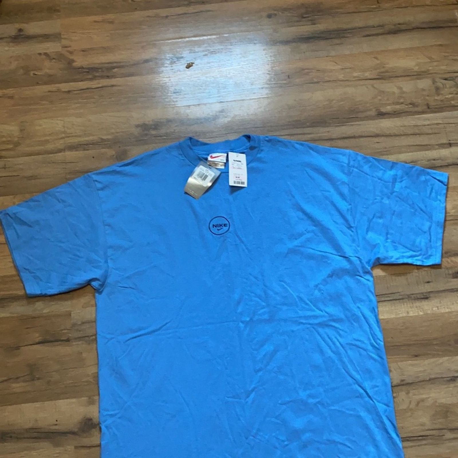 Nike 90s Nike Center Swoosh Spell Out Shirt Sleeve Size US XXL / EU 58 / 5 - 3 Thumbnail