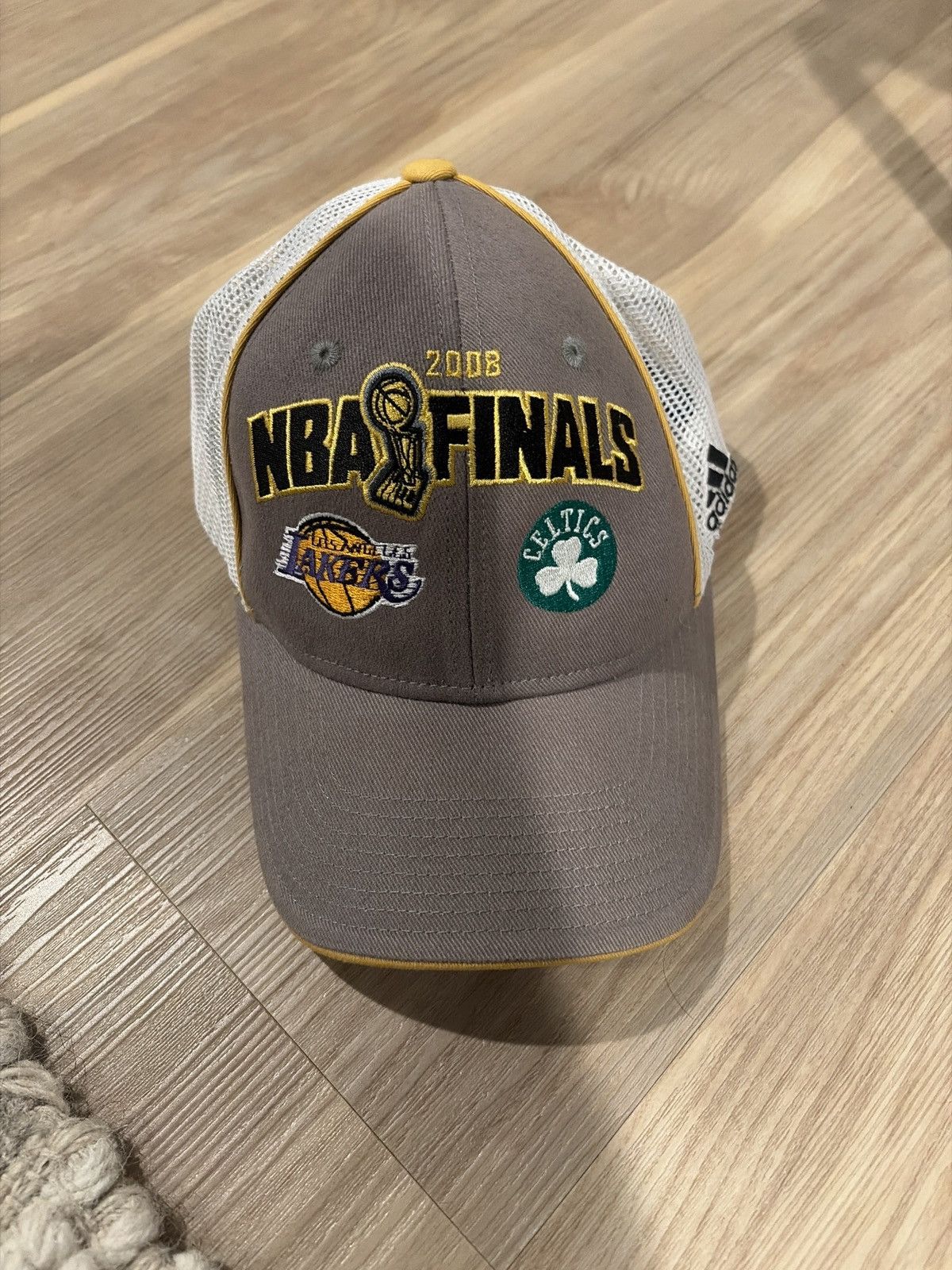 Adidas Vintage 2008 NBA Finals Trucker Hat Size ONE SIZE - 1 Preview