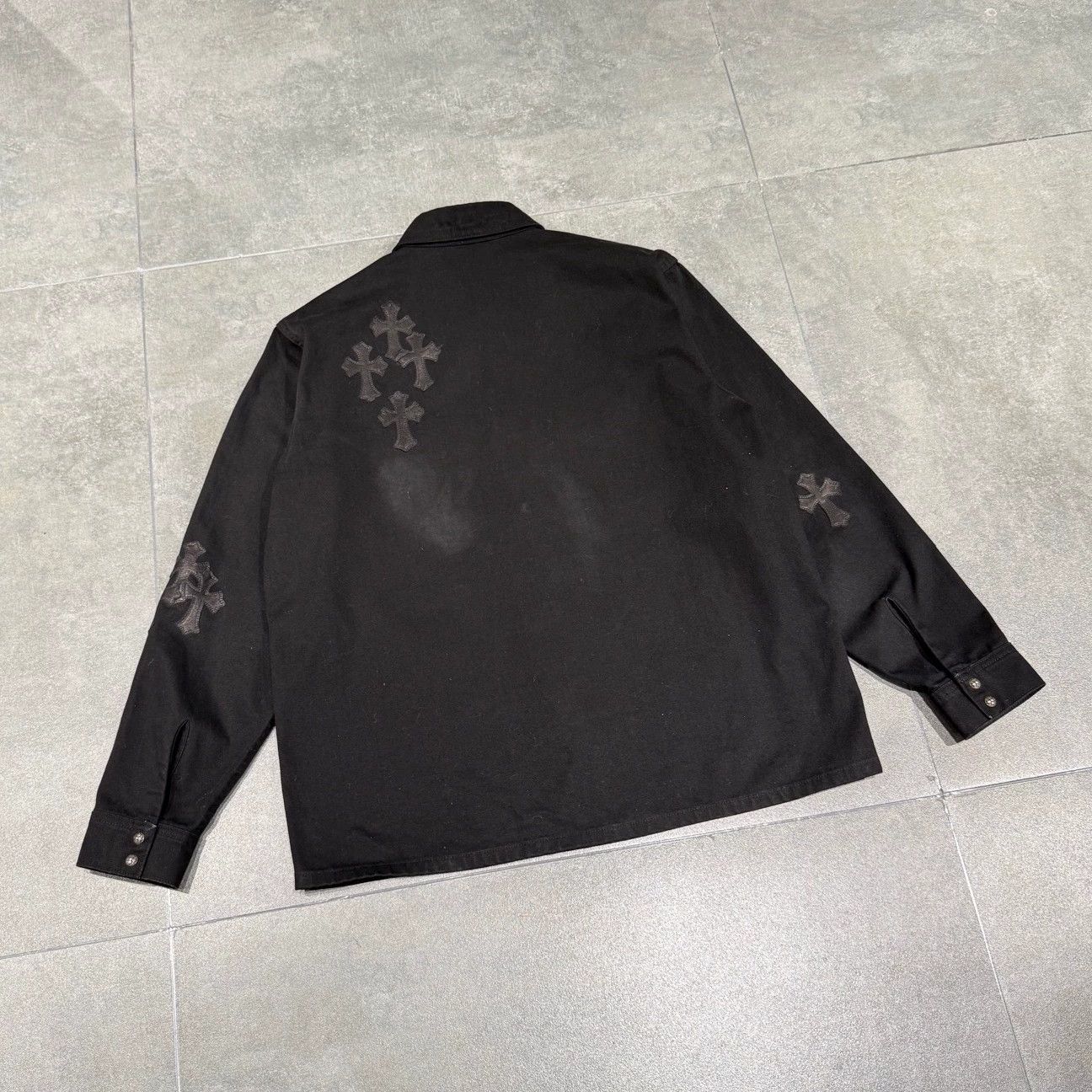Chrome Hearts Chrome Hearts Black Workdog Jacket XL Size Size US XL / EU 56 / 4 - 2 Thumbnail