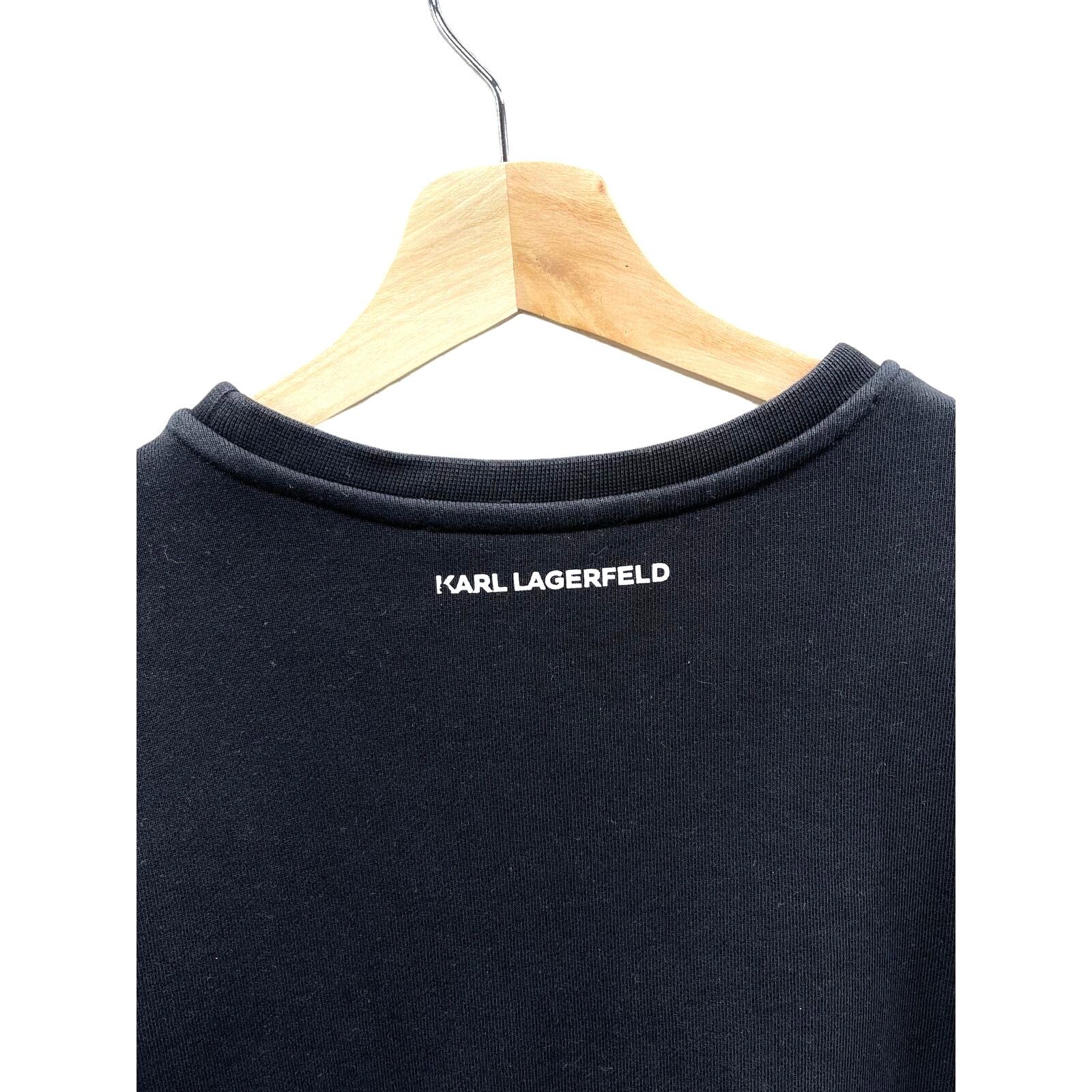 Designer × Karl Lagerfeld Karl Lagerfeld Abstract Graphic Embroidered Sweatshirt Size US XL / EU 56 / 4 - 5 Thumbnail