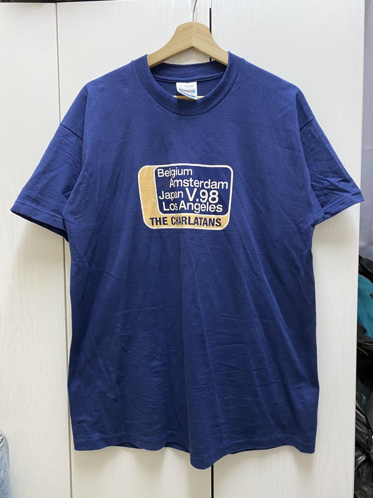 Band Tees The Charlatans V 98 Crewneck Tee Size US L / EU 52-54 / 3 - 1 Thumbnail