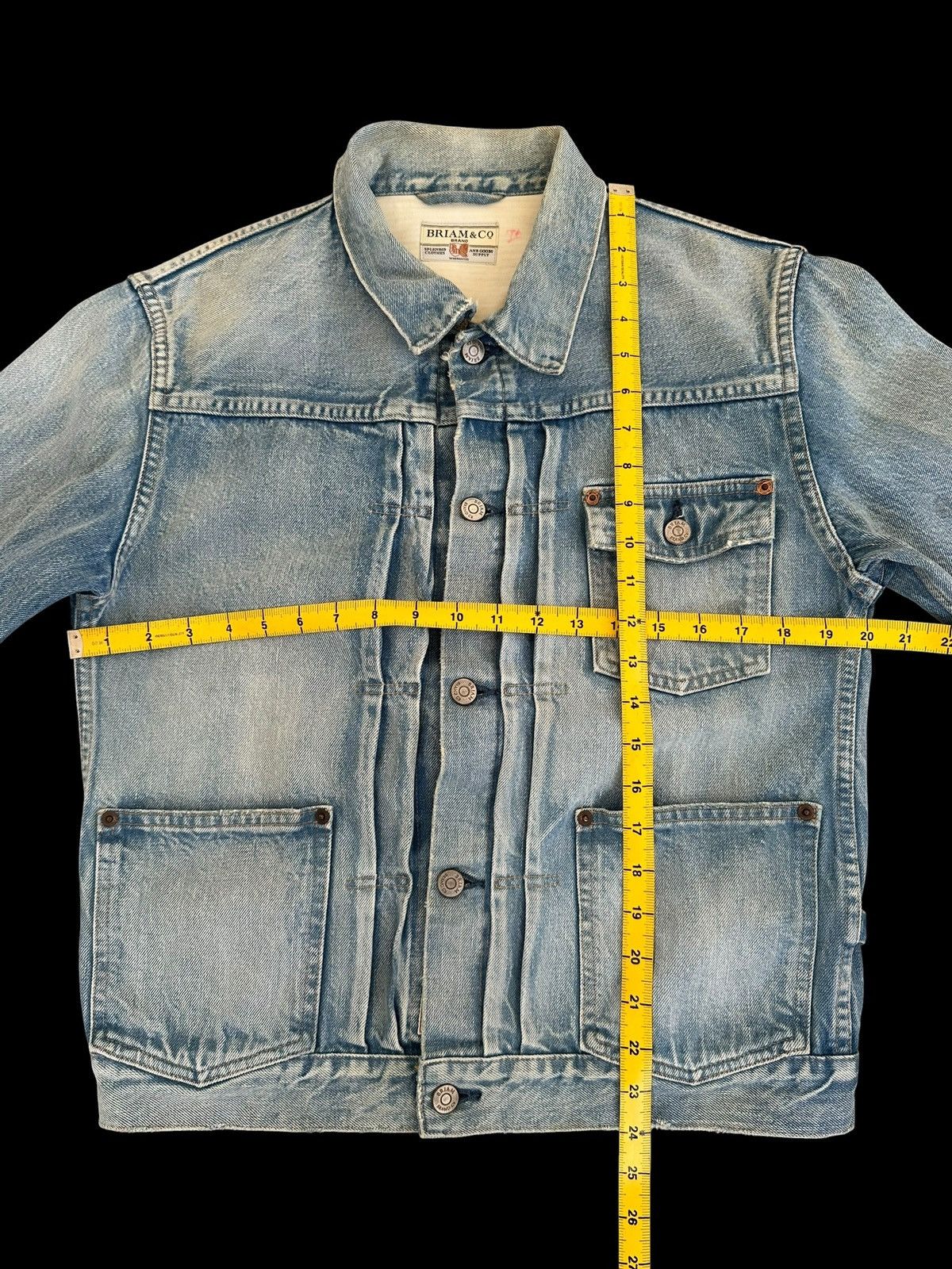 Japanese Brand Briam Co Denim Selvedge Jacket Size US M / EU 48-50 / 2 - 15 Thumbnail