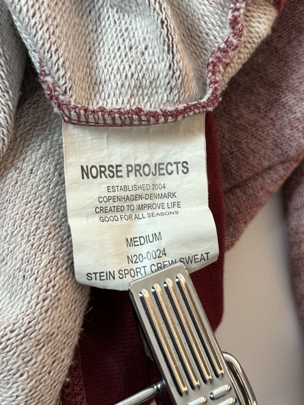 Norse Projects Norse Projects Stein Logo Crew Sweatshirt size M Size US M / EU 48-50 / 2 - 5 Thumbnail