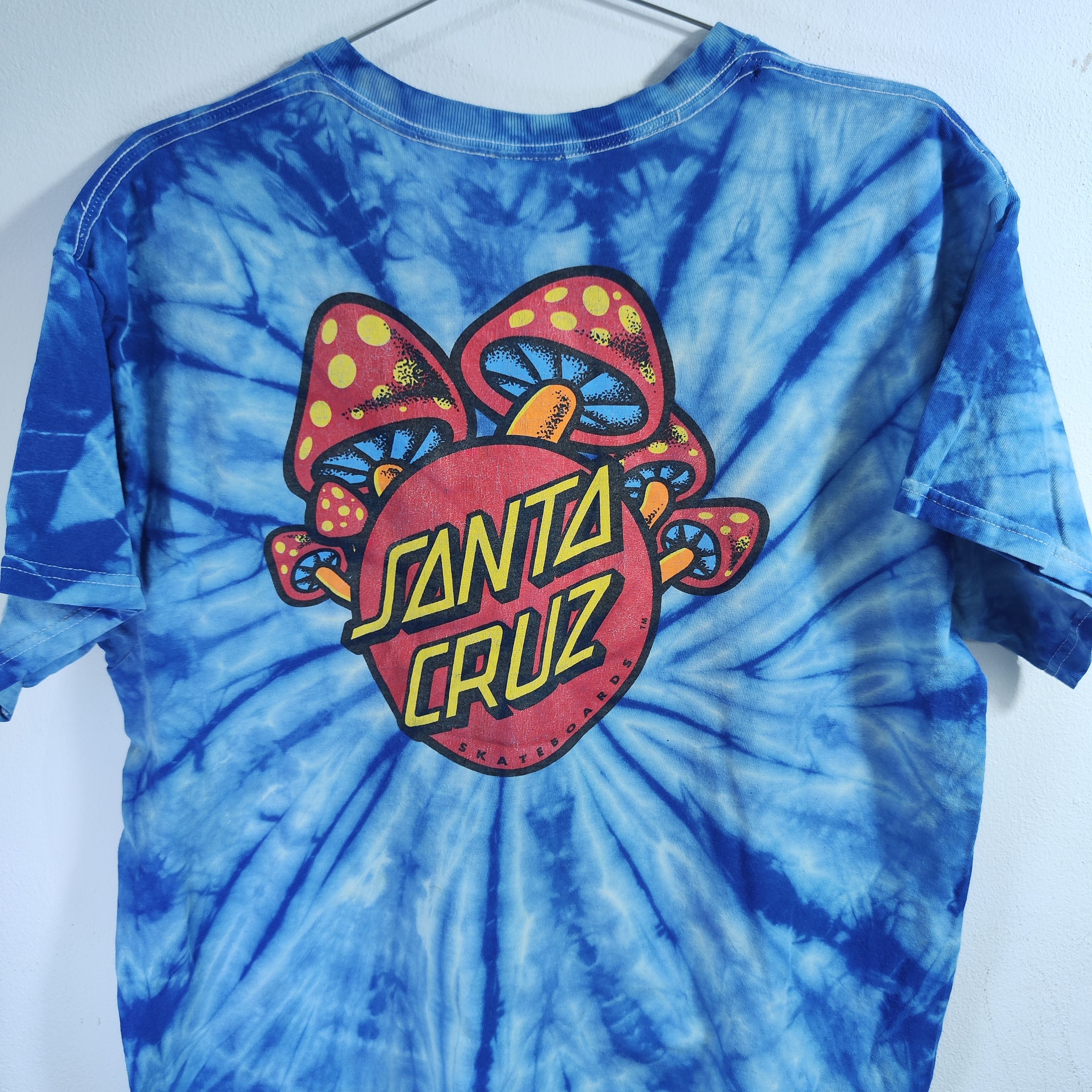 Santa Cruz Skateboards Santa cruz Tie dye Mushroom Tee Large Size US L / EU 52-54 / 3 - 2 Thumbnail