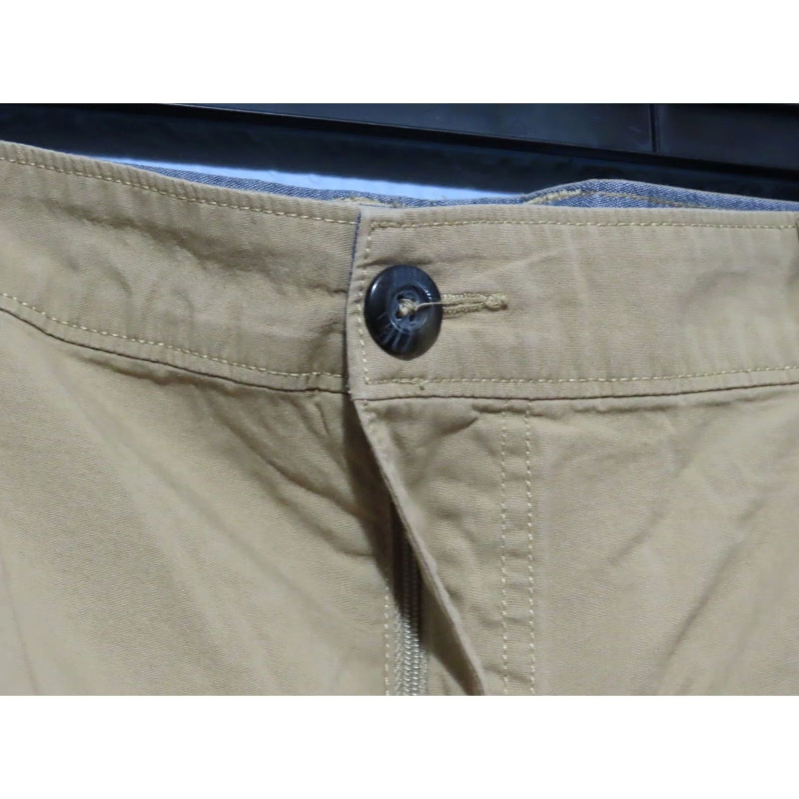 Vintage Columbia Men Tan Flat Front Outdoor Hiking Cargo Short Regular 42 Cargo Pocket Cotton Canvas 8in Inseam Mens Summer Casual Logo" Size US 42 / EU 58 - 4 Thumbnail