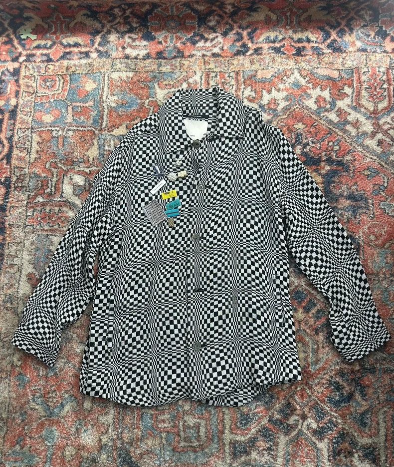 Song For The Mute Song For The Mute checkered silhouette shirt Size US XS / EU 42 / 0 - 1 Thumbnail