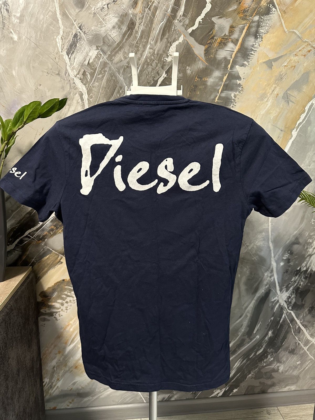 Diesel 🔥 Diesel Spell Out Big Logo T-Shirt Vintage 90s Tee Size US L / EU 52-54 / 3 - 7 Thumbnail
