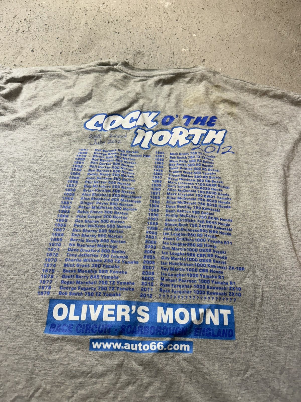 Vintage Vintage Y2K Cocko’the North Oliver’s Mount Motorcycle Racing Size US XXL / EU 58 / 5 - 6 Thumbnail