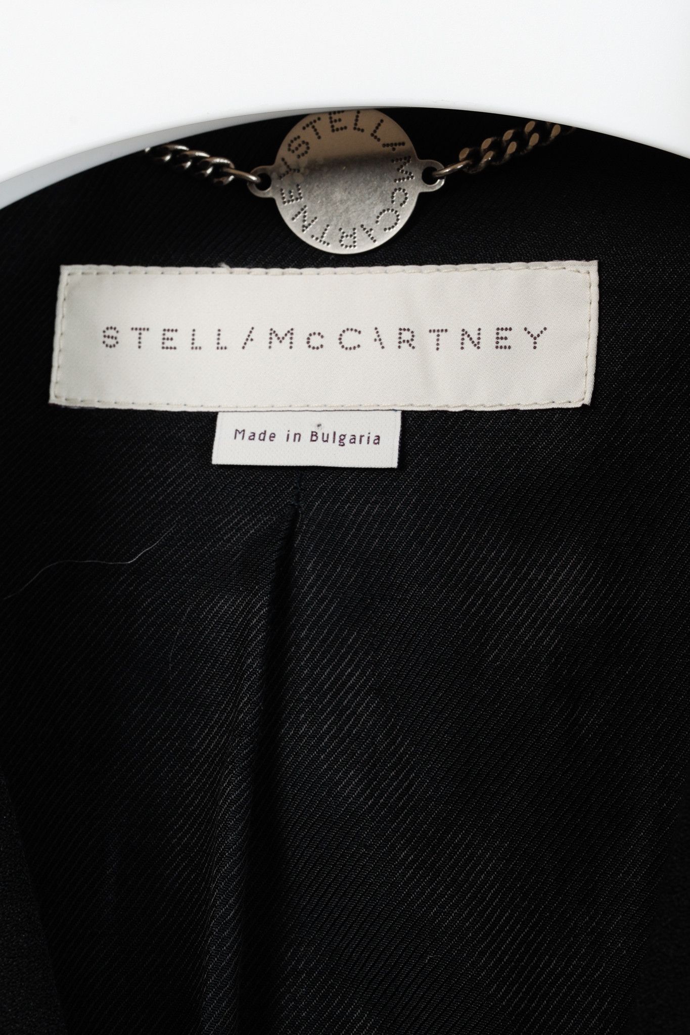 Stella McCartney Stella McCartney PF/12 Black Viscose-Crepe Longline Blazer Size M / US 6-8 / IT 42-44 - 4 Thumbnail