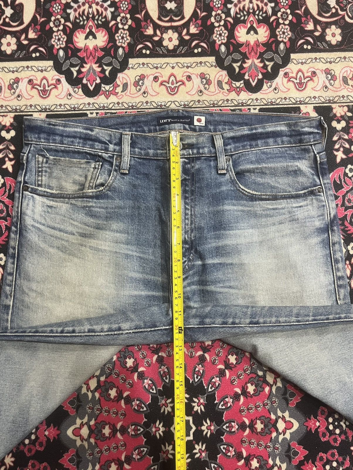 Levi's Made & Crafted Vintage Levi’s Made & Crafted Big E 502 Taper Selvedge Jeans Size US 36 / EU 52 - 15 Thumbnail