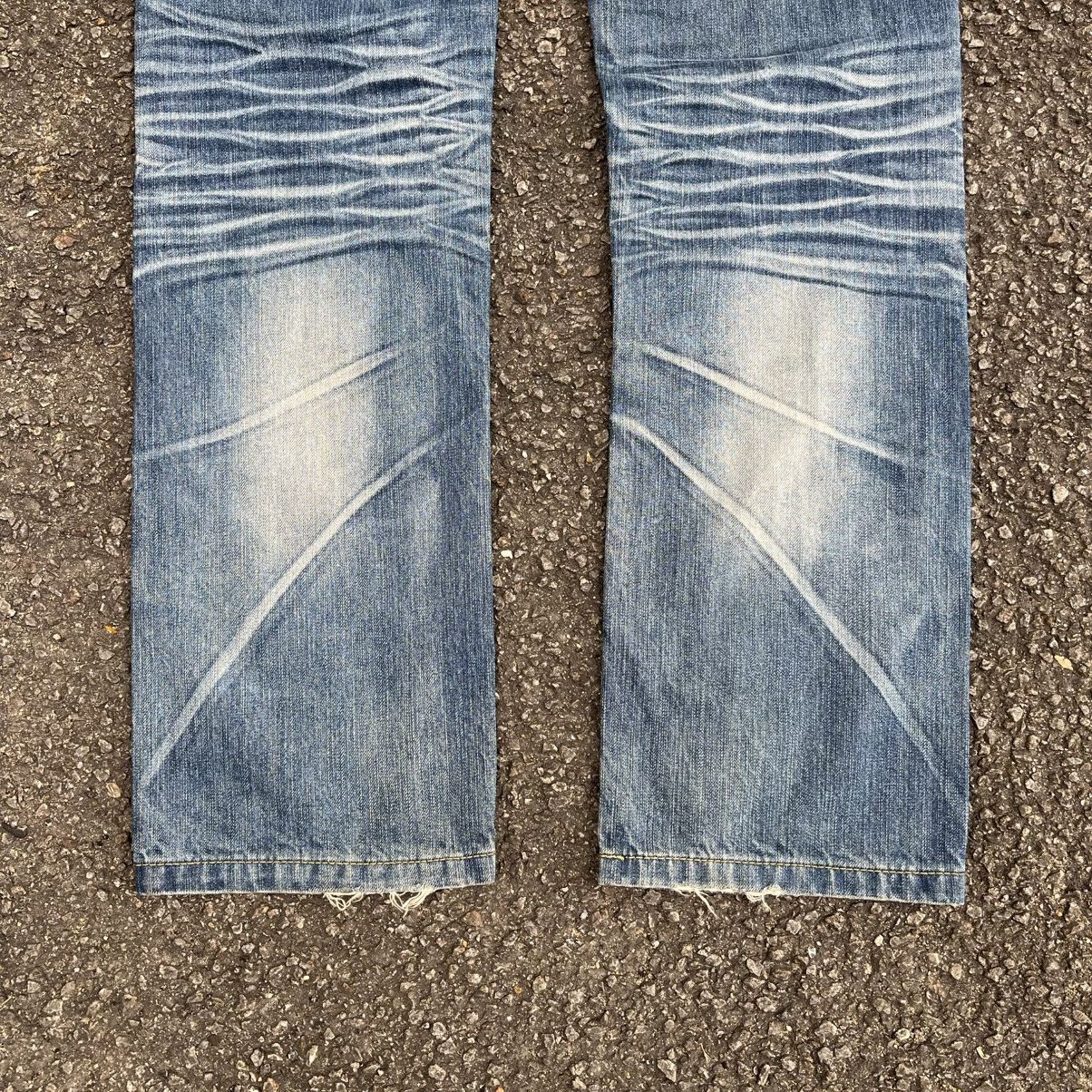 Tornado Mart Japanese Lolita Clawmark Jeans Faded Distressed Denim Punk Size US 30 / EU 46 - 11 Thumbnail