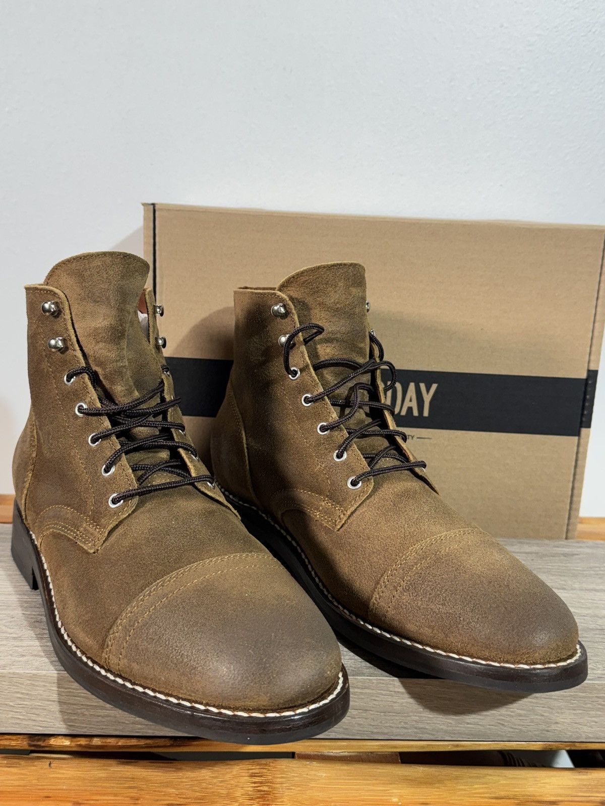 Thursday Boot Company Thursday Boot Co. Men’s Captain Boots Safari Suede Size 13 Size US 13 / EU 46 - 2 Thumbnail