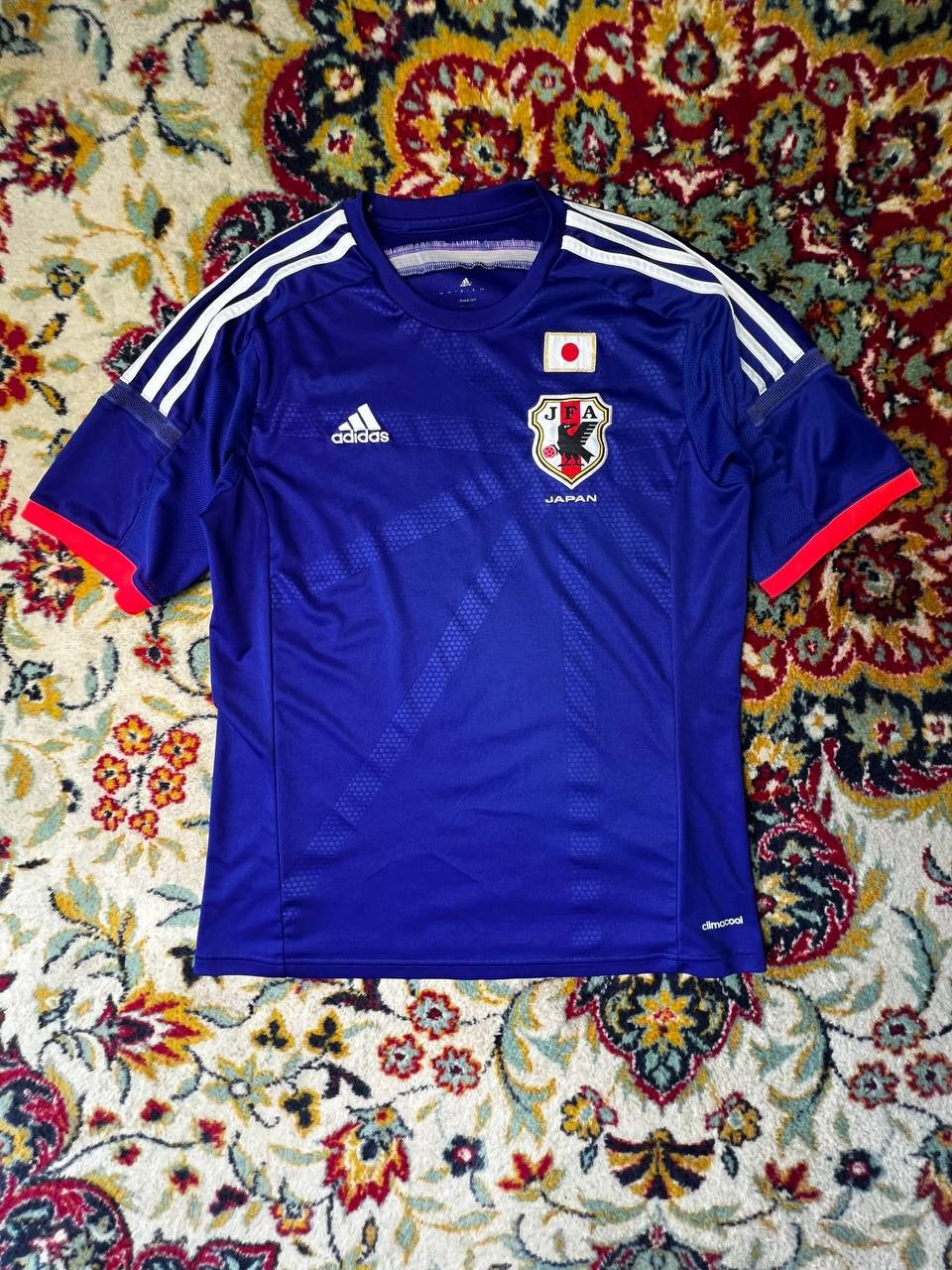 Adidas JAPAN 2014 2015 HOME FOOTBALL SHIRT SOCCER JERSEY ADIDAS Size US L / EU 52-54 / 3 - 1 Thumbnail