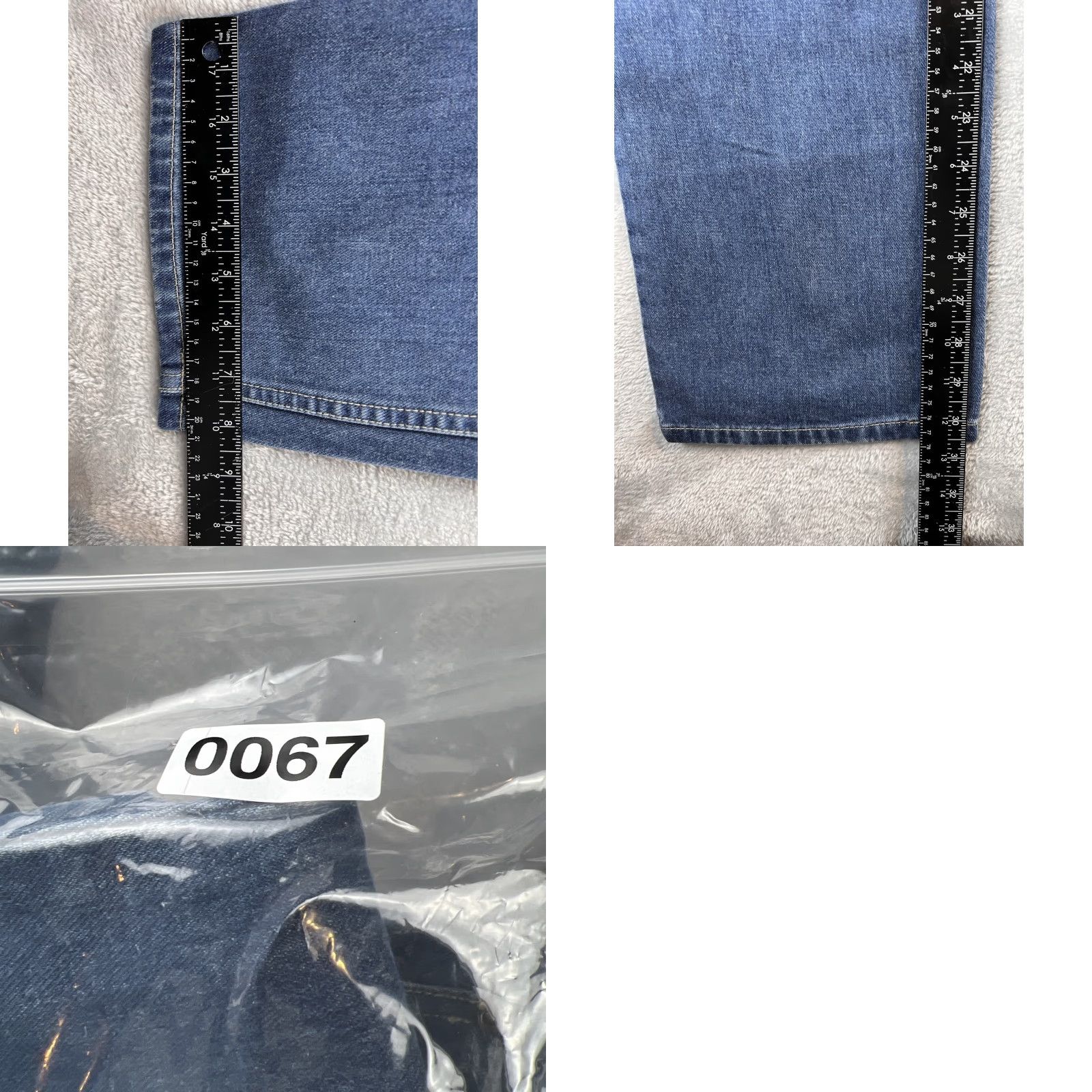 Eddie Bauer VINTAGE Eddie Bauer Jeans Womens 12 (32x30.5) Blue Straight 90s Y2K Womens Jeans Size 34" / US 12 / IT 48 - 8 Thumbnail