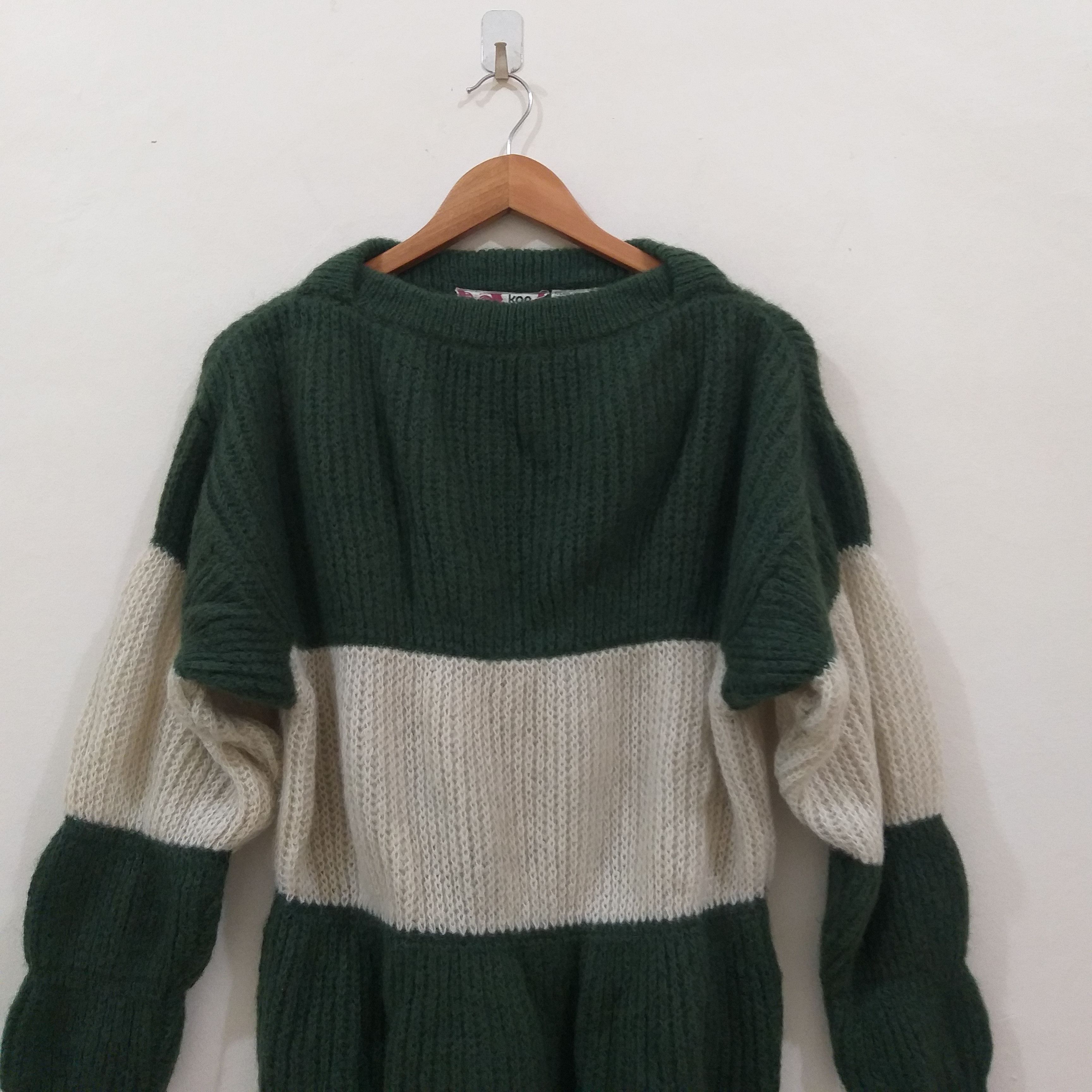 Kansai Yamamoto Vintage Kansai Yamamoto Wool Sweater Size US M / EU 48-50 / 2 - 2 Thumbnail
