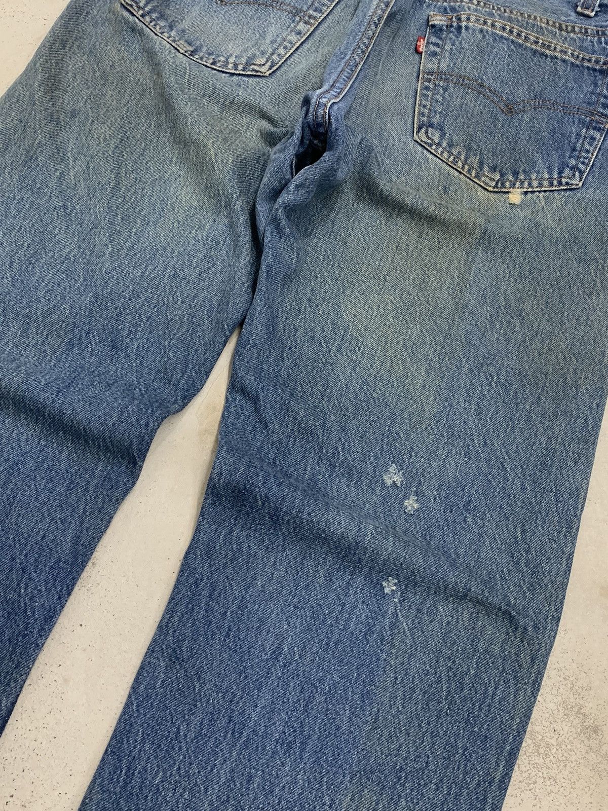 Levi's Levis 501 Vintage Muddy Patch Distressed Denim Size US 30 / EU 46 - 17 Thumbnail