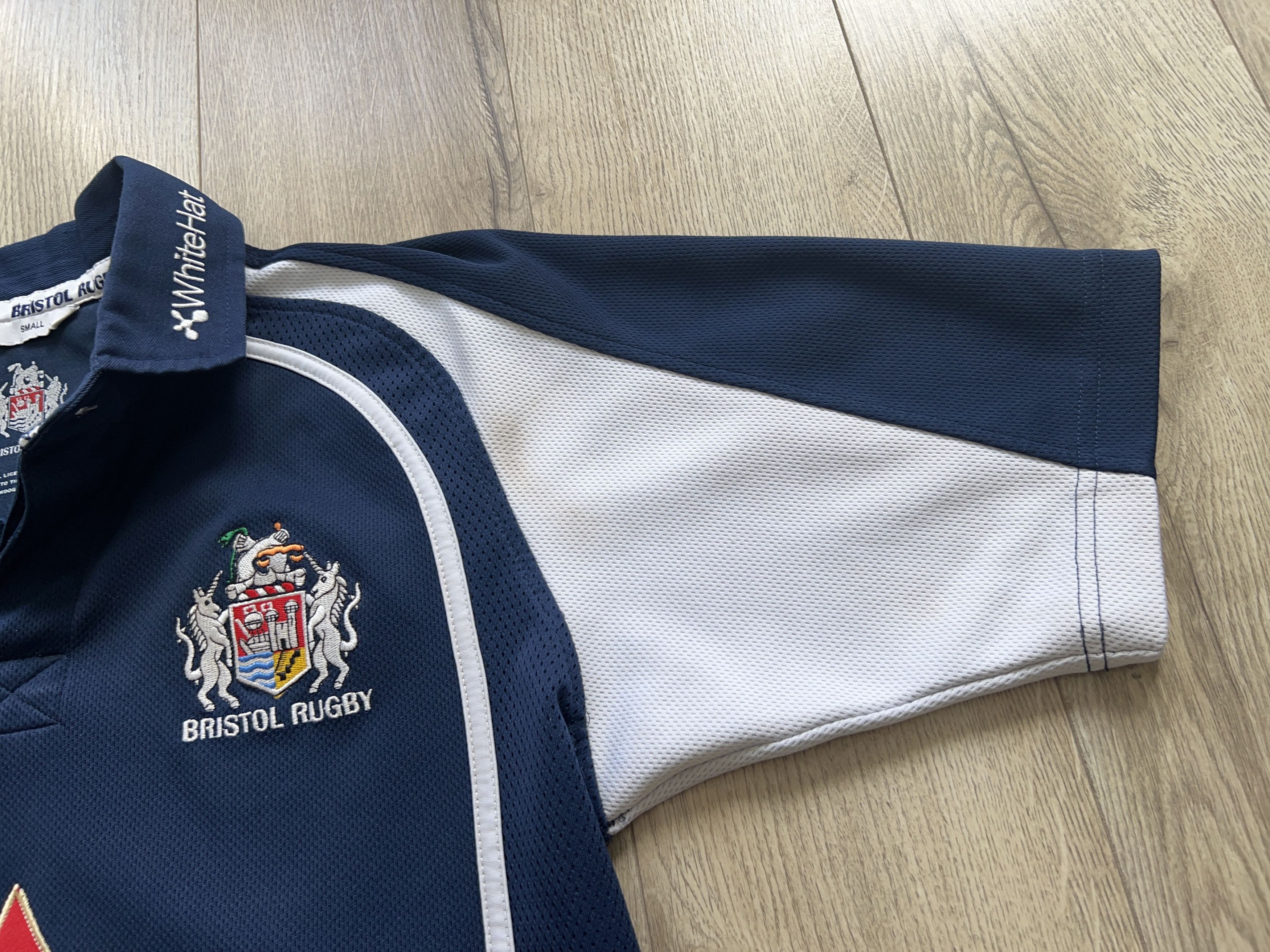 Vintage KooGa Bristol Rugby Union Blue Jersey Shirt Short Sleeve Size US S / EU 44-46 / 1 - 5 Thumbnail