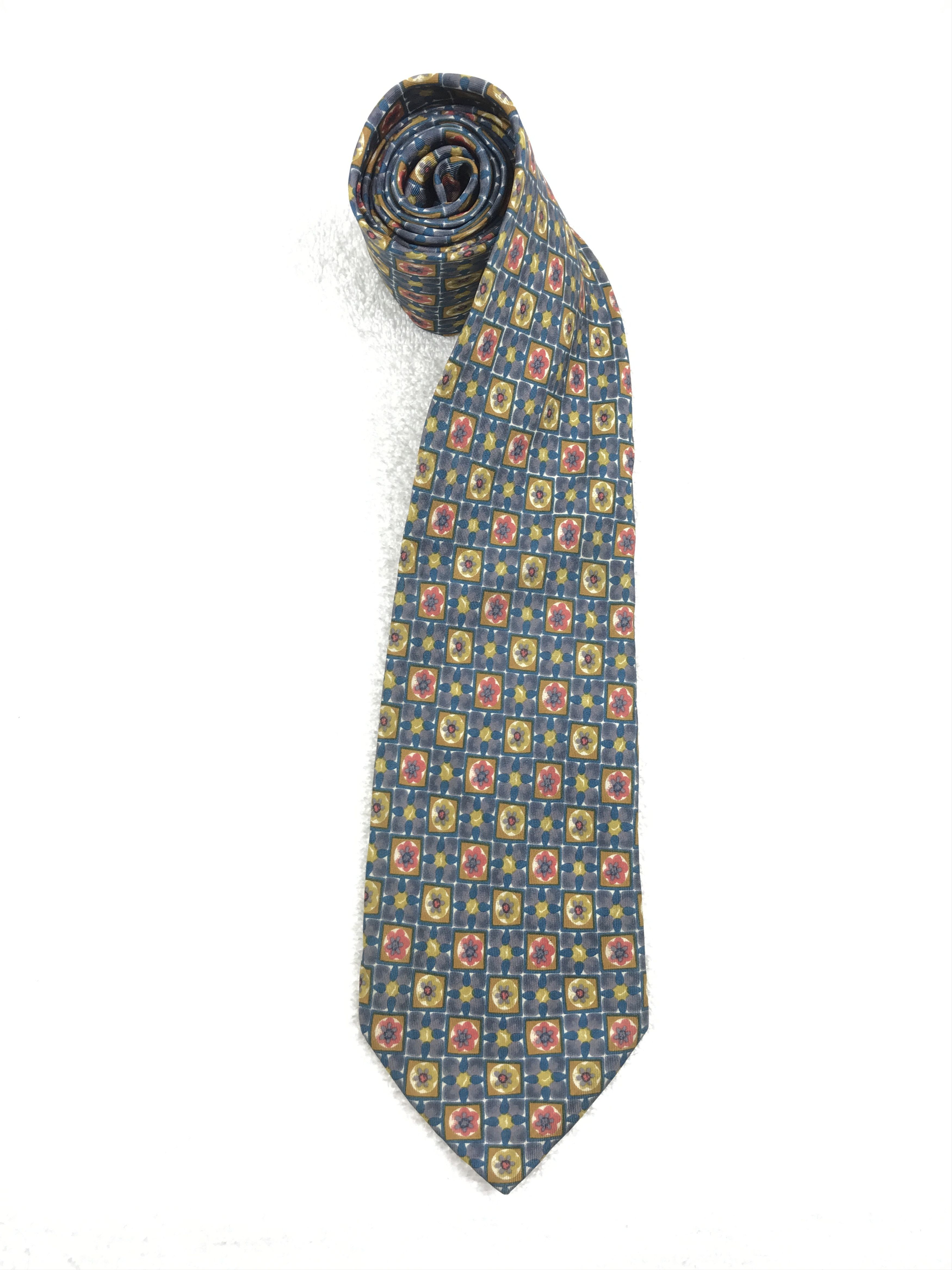 Louis Feraud × Vintage Vintage Louis Feraud Silk Necktie Size ONE SIZE - 2 Thumbnail