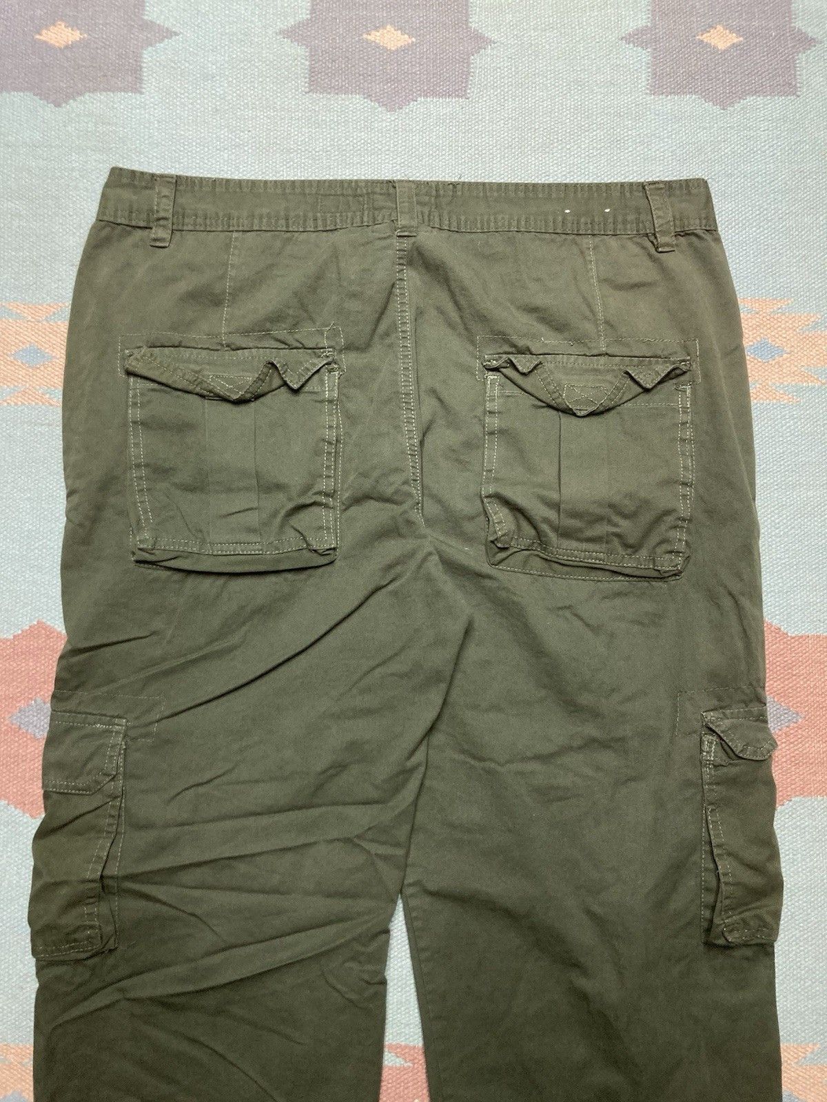 Vintage y2k cargo pants beyond the limit BTL baggy skater army 40x31 Size US 40 / EU 56 - 8 Thumbnail