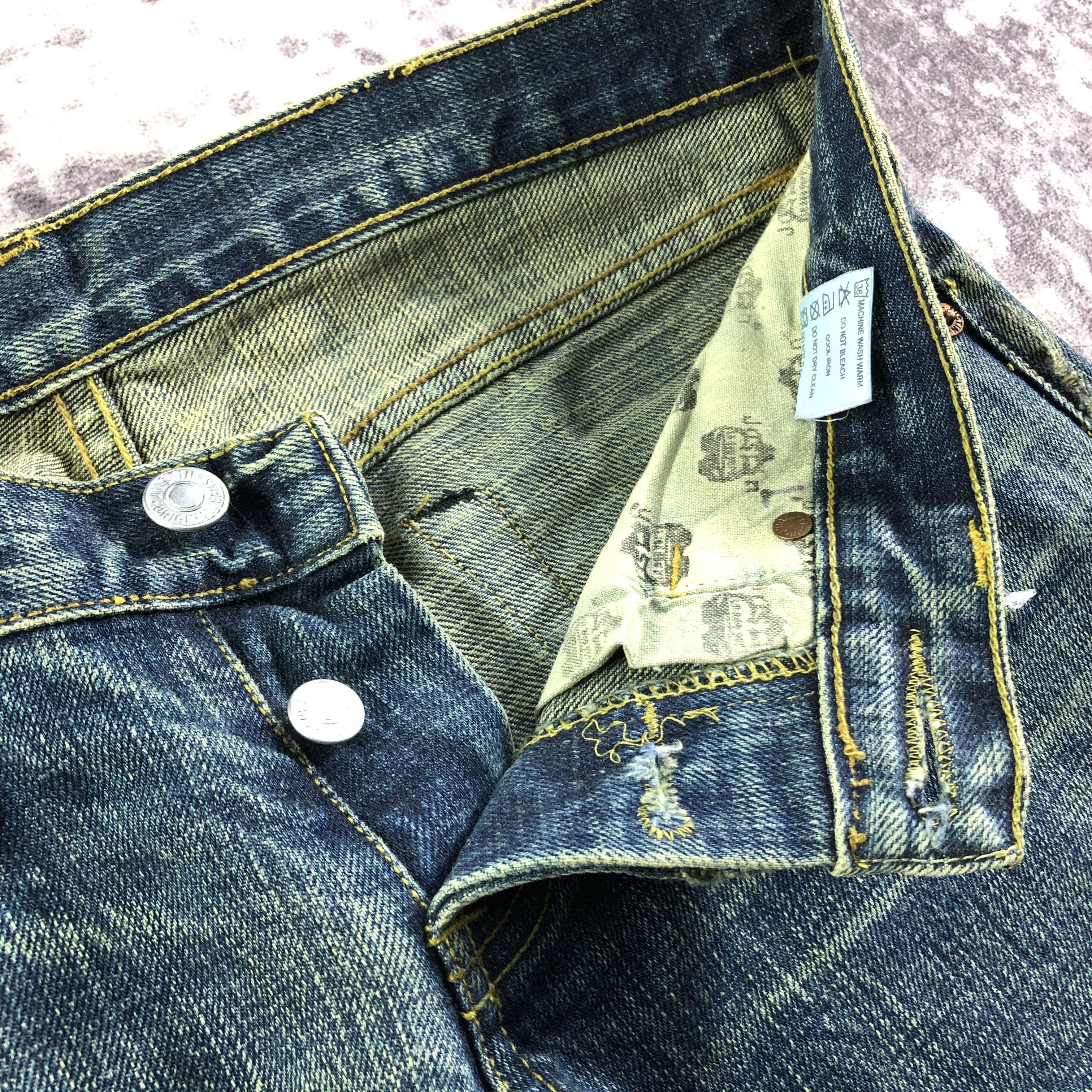 Justin Vintage Redline Justin Jeans-JM3547 Size US 32 / EU 48 - 8 Thumbnail