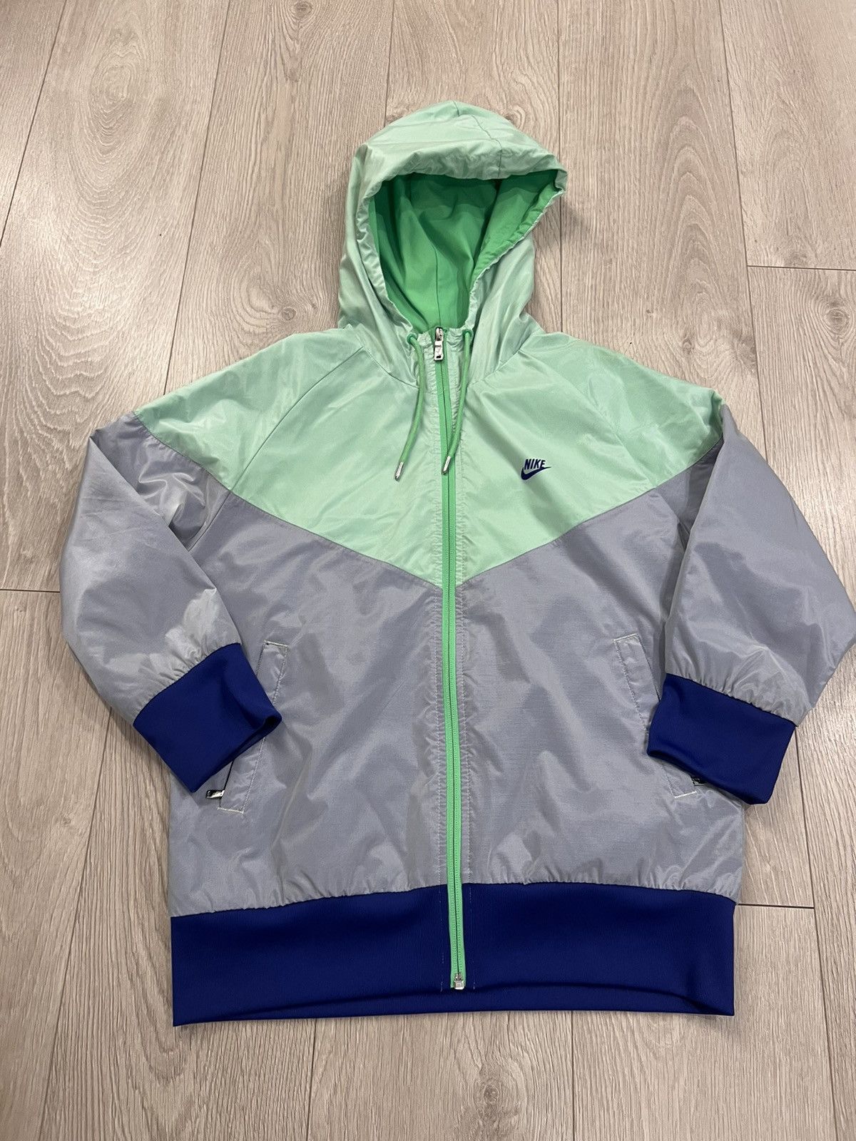 Nike × Vintage Vintage Nike Two Tone Jacket Youth Medium Men’s XXS - XS Size US XXS / EU 40 - 1 Thumbnail