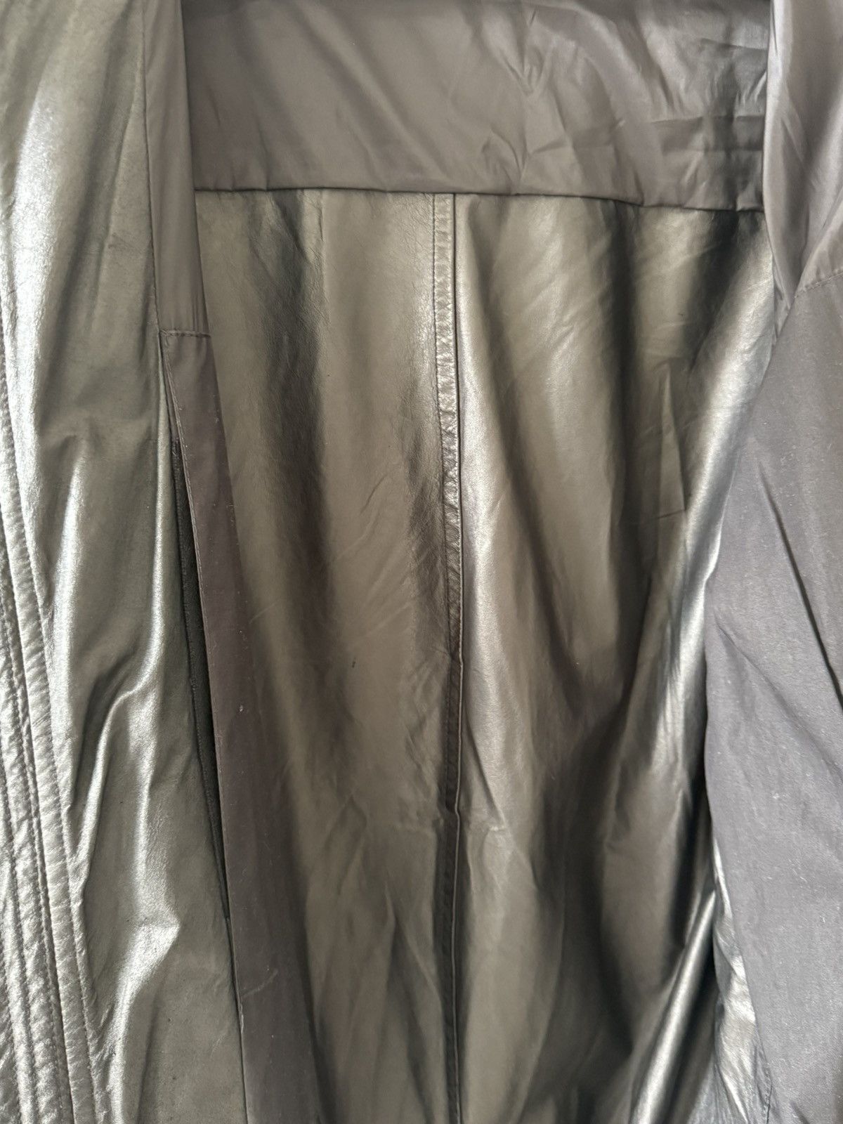 Rick Owens Rick Owens « Bomber Leather Jacket » Size US M / EU 48-50 / 2 - 8 Thumbnail