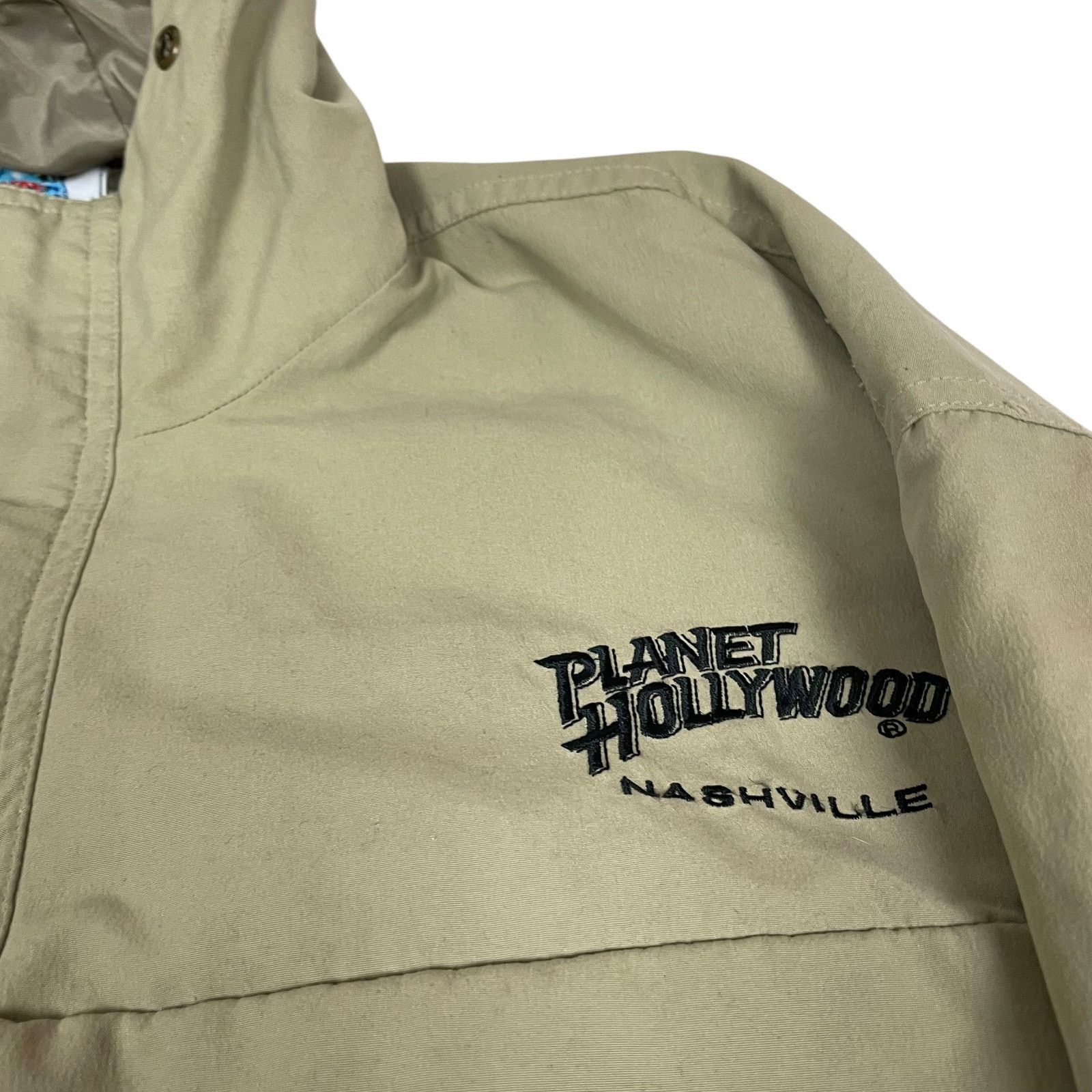 Planet Hollywood Vintage Planet Hollywood Men Olive Pullover Anorak Jacket XL Size US XL / EU 56 / 4 - 2 Thumbnail