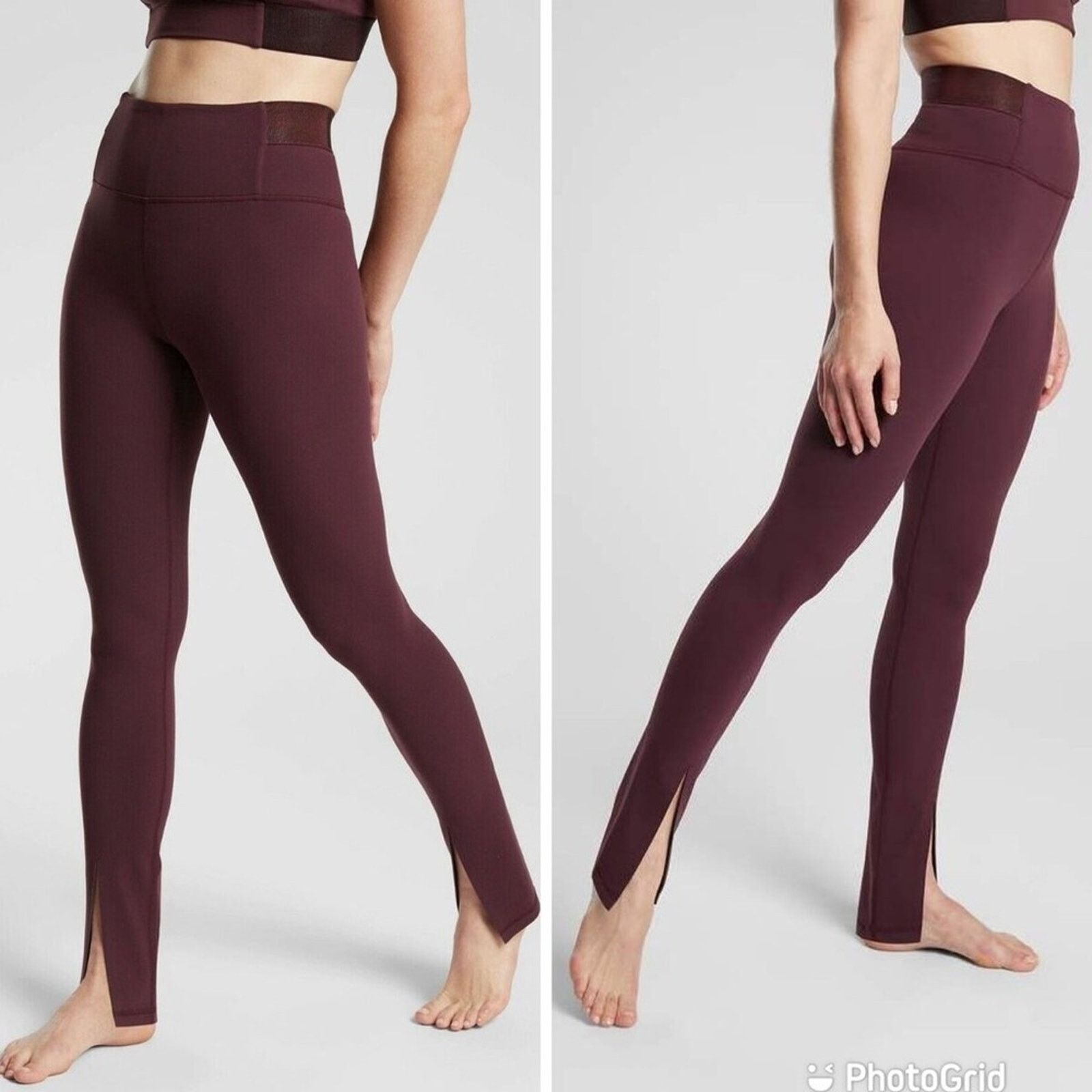 Athleta Athleta Aura Split Hem Pant - burgundy Medium Petite Size 30" / US 8 / IT 44 - 1 Thumbnail