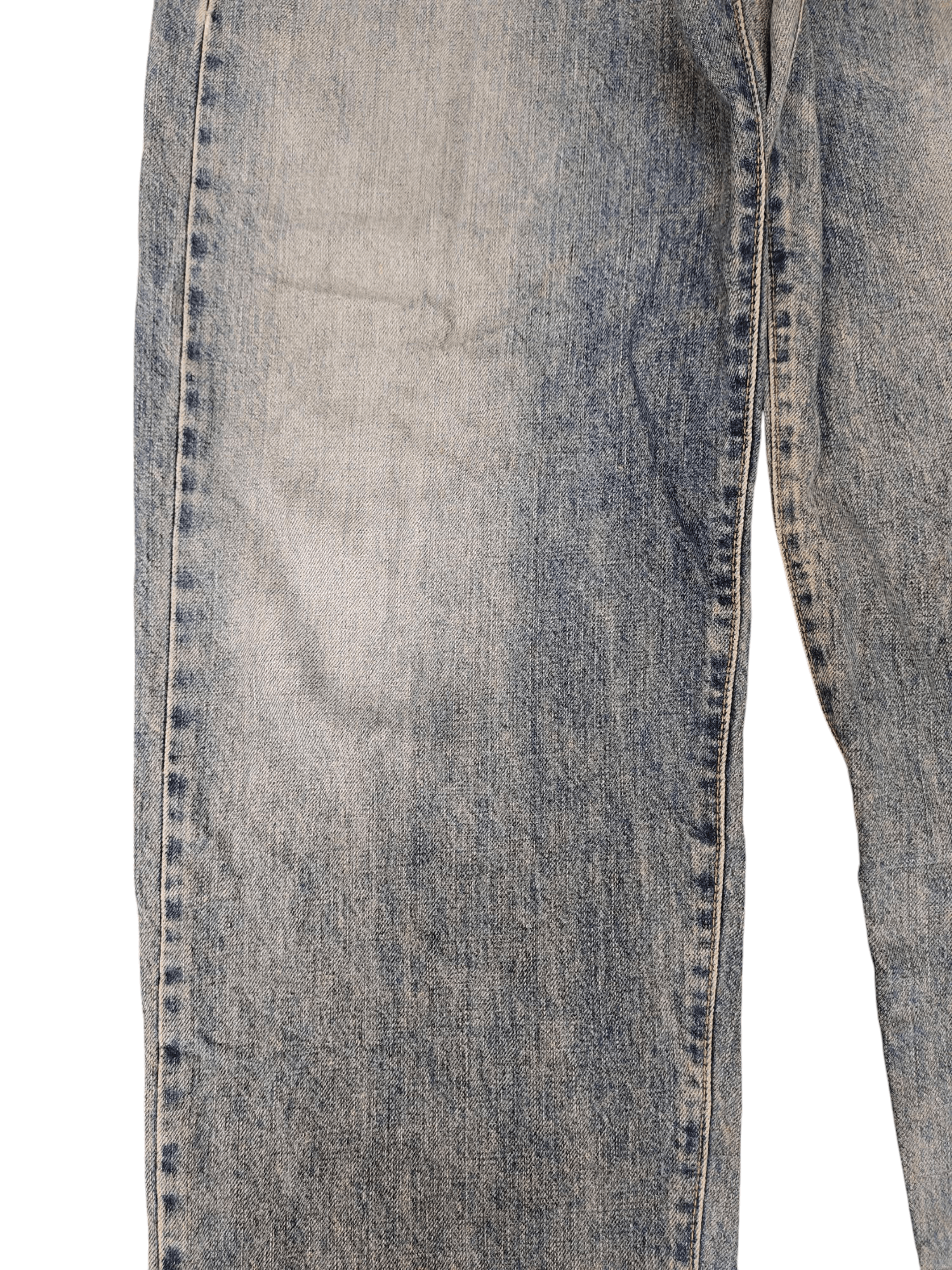 Edwin Baggy Jeans Edwin Japan Distress Faded Denim Wide Leg Jnco Size US 31 - 5 Thumbnail
