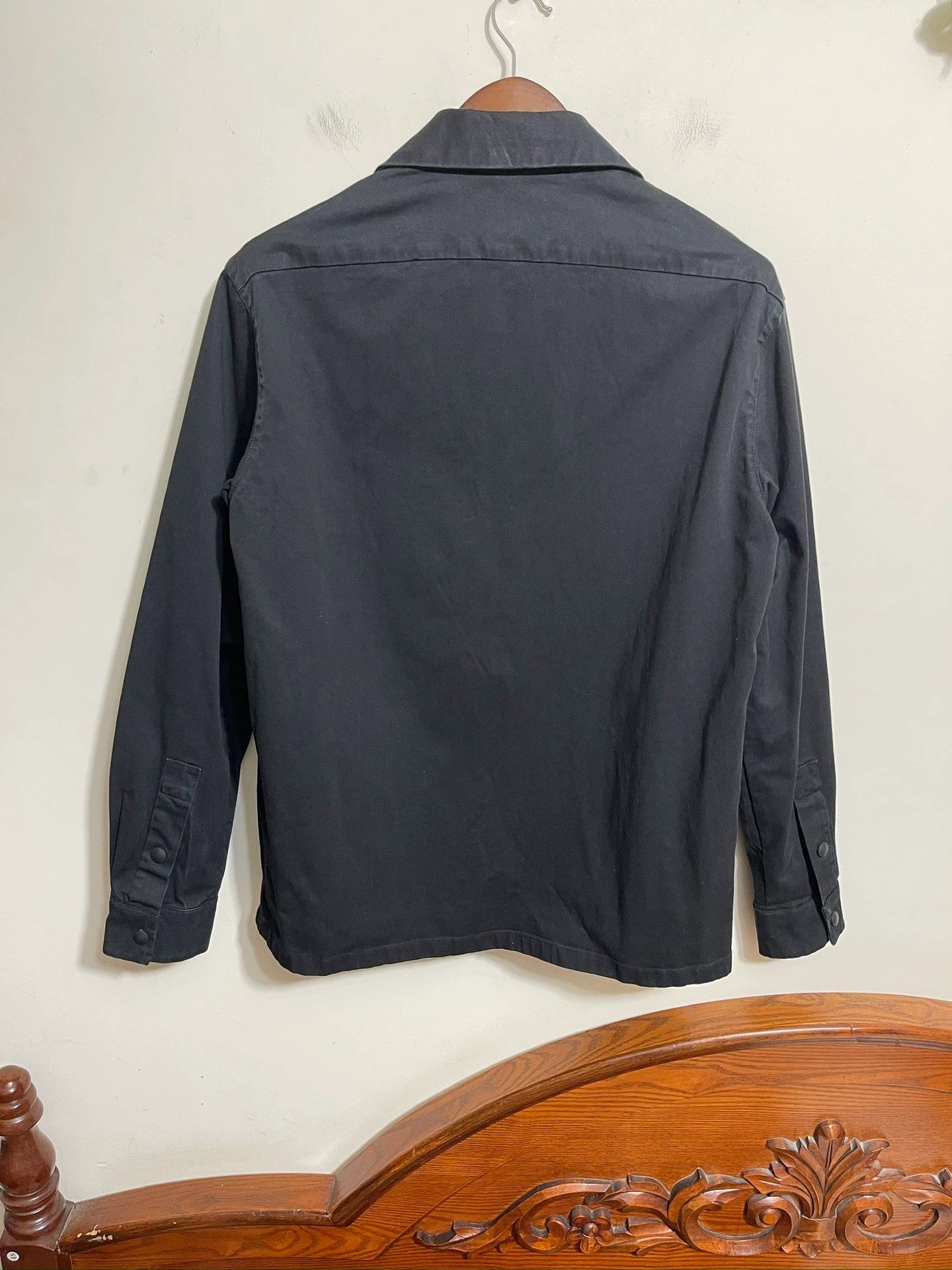 Acne Studios Acne Studios Cuban Collar Black Slim Shirt 44 Size US S / EU 44-46 / 1 - 2 Thumbnail