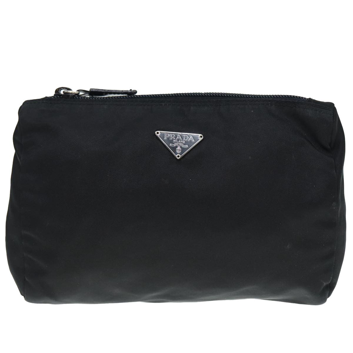 Prada Tessuto Black Synthetic Clutch Bag (Pre-Owned) Size ONE SIZE - 1 Thumbnail