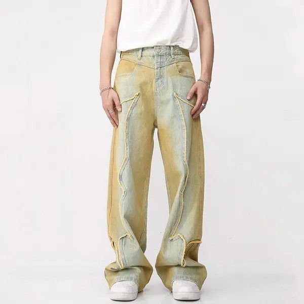 VIBE Gradient Straight Jeans Size US 32 / EU 48 - 4 Thumbnail
