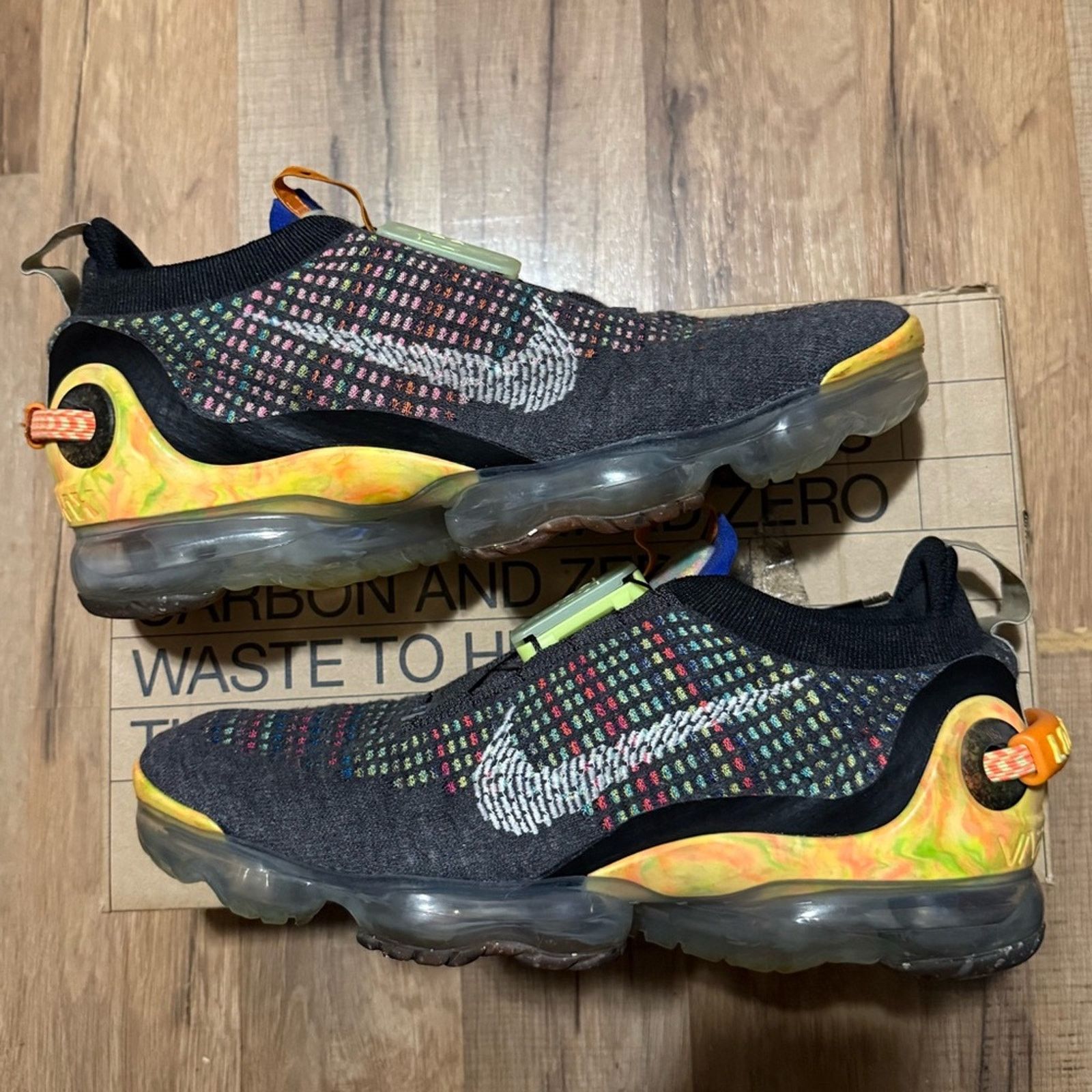 Nike Nike Air Vapormax 2020 Flyknit Iron Grey Multi Color Size US 9.5 / EU 42-43 - 2 Thumbnail