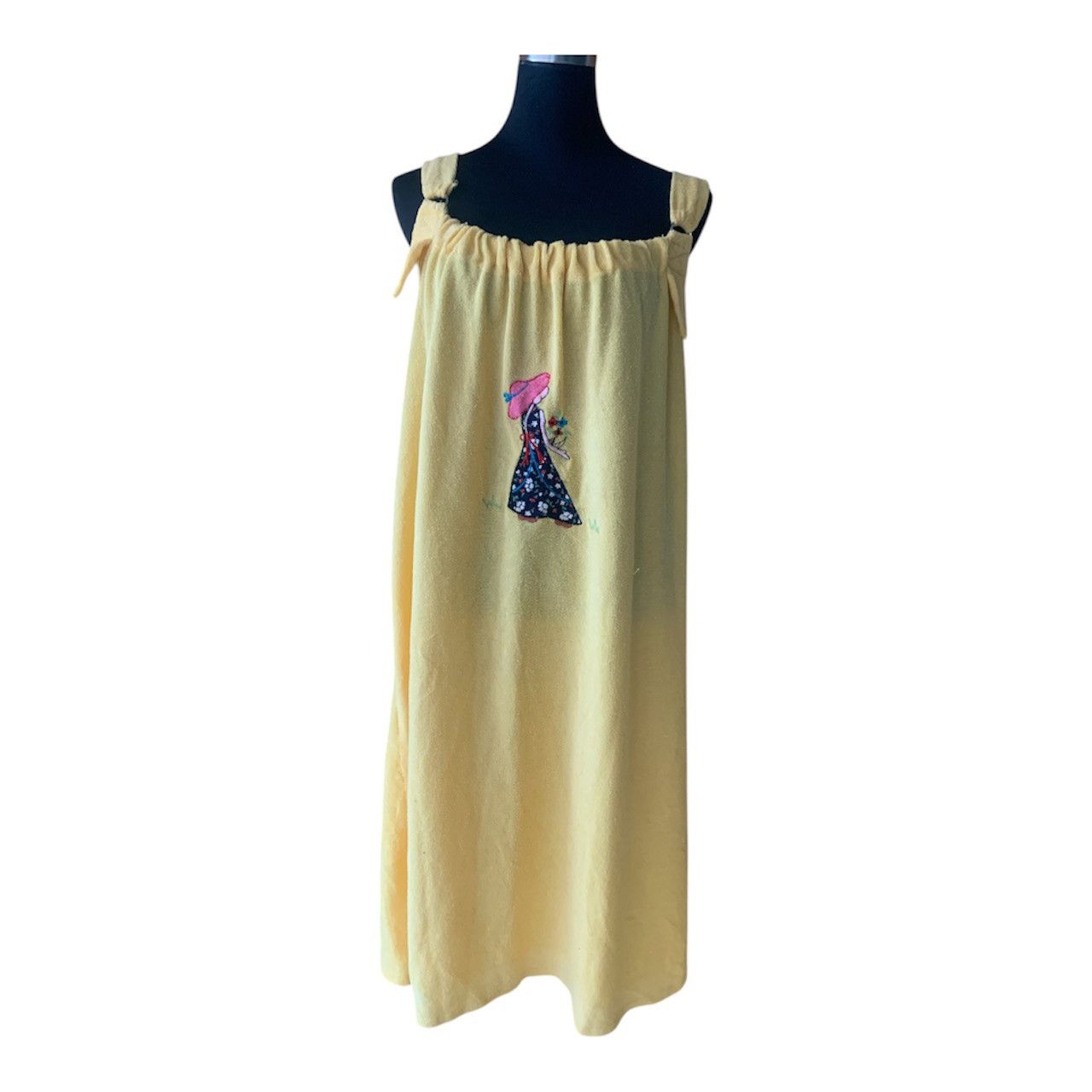Vintage Vintage 80s Terrycloth Organic Cotton Dress S/M Size M / US 6-8 / IT 42-44 - 7 Thumbnail