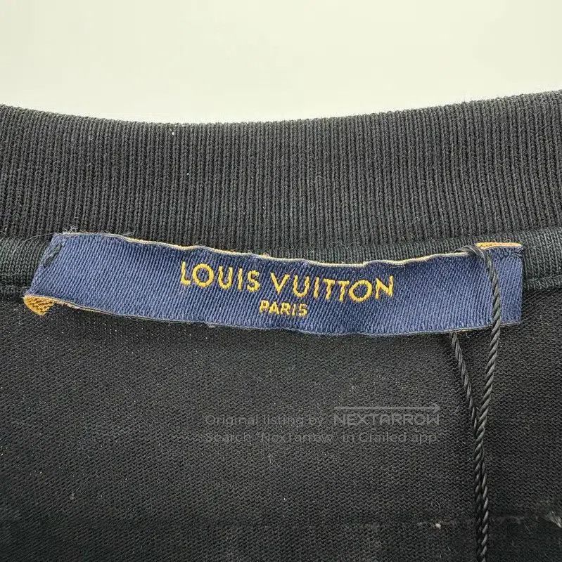 Louis Vuitton Louis Vuitton Black XXL Men's T-Shirt . Size US XXL / EU 58 / 5 - 3 Thumbnail